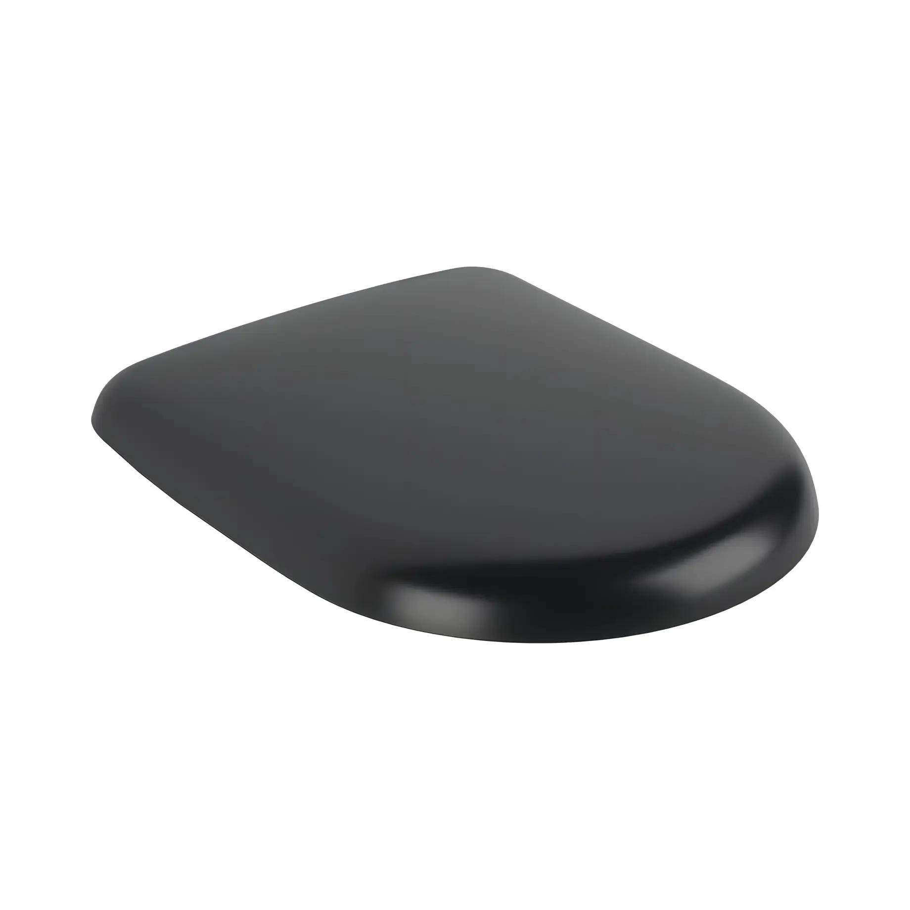 Сидіння з кришкою для унітазу (SoftClosing і QuickRelease) Antao Villeroy & Boch 8M67S1R7 Pure Black — вид спереду