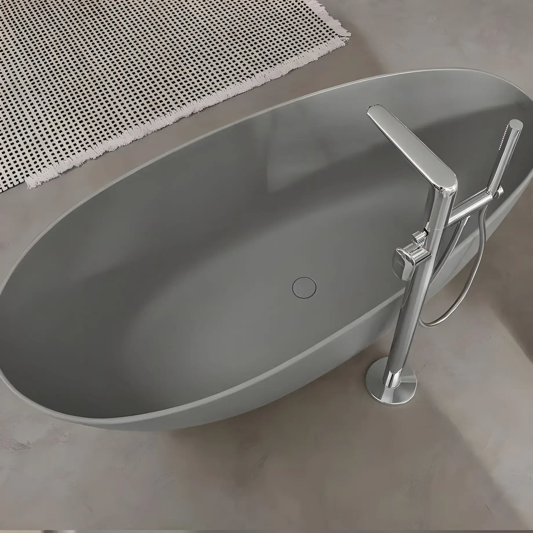 Ванна Antao Villeroy & Boch UBQ170TAO7V-3S Grey — вид ззаду