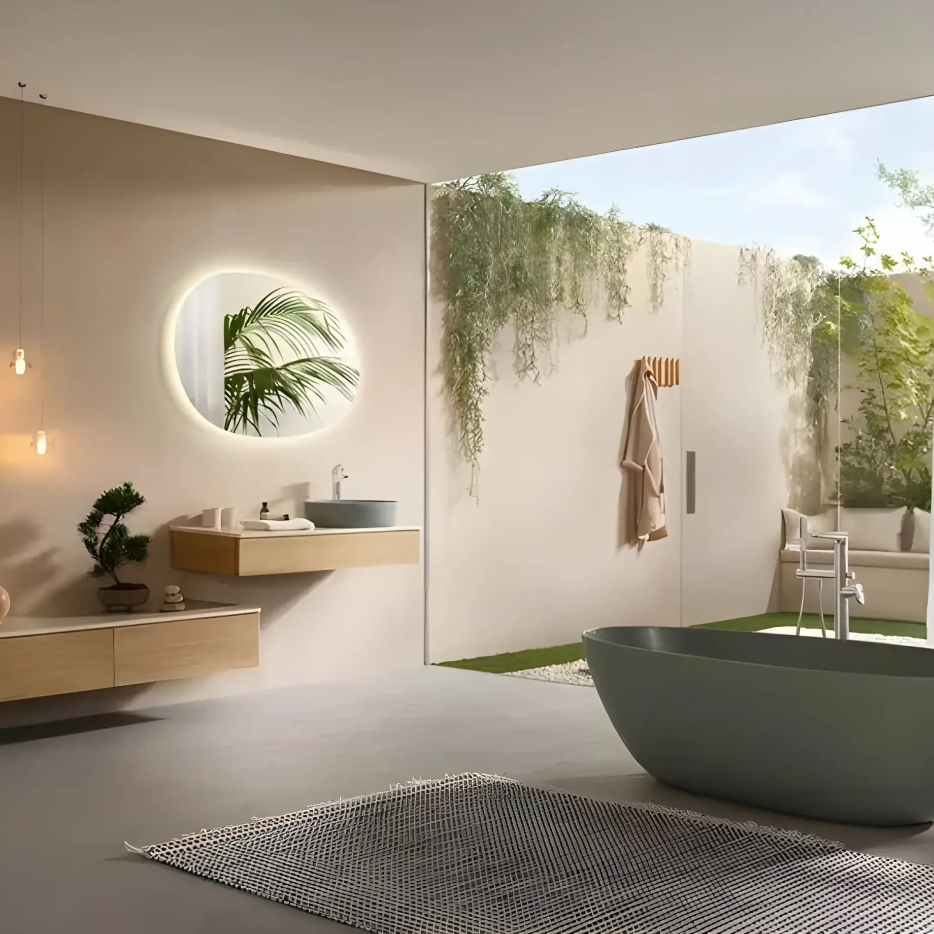 Ванна Antao Villeroy & Boch UBQ170TAO7V-R8 Morning Green — ракурс 3/4