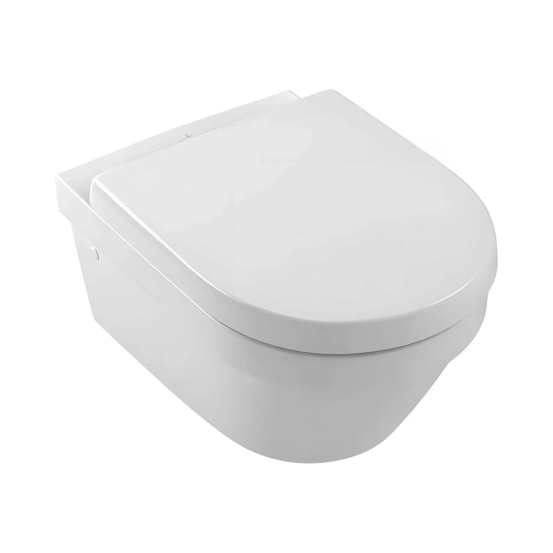 Унітаз Architectura Villeroy & Boch 4694HRR1 White Alpin CeramicPlus 37 х 53 см — вид на білому тлі