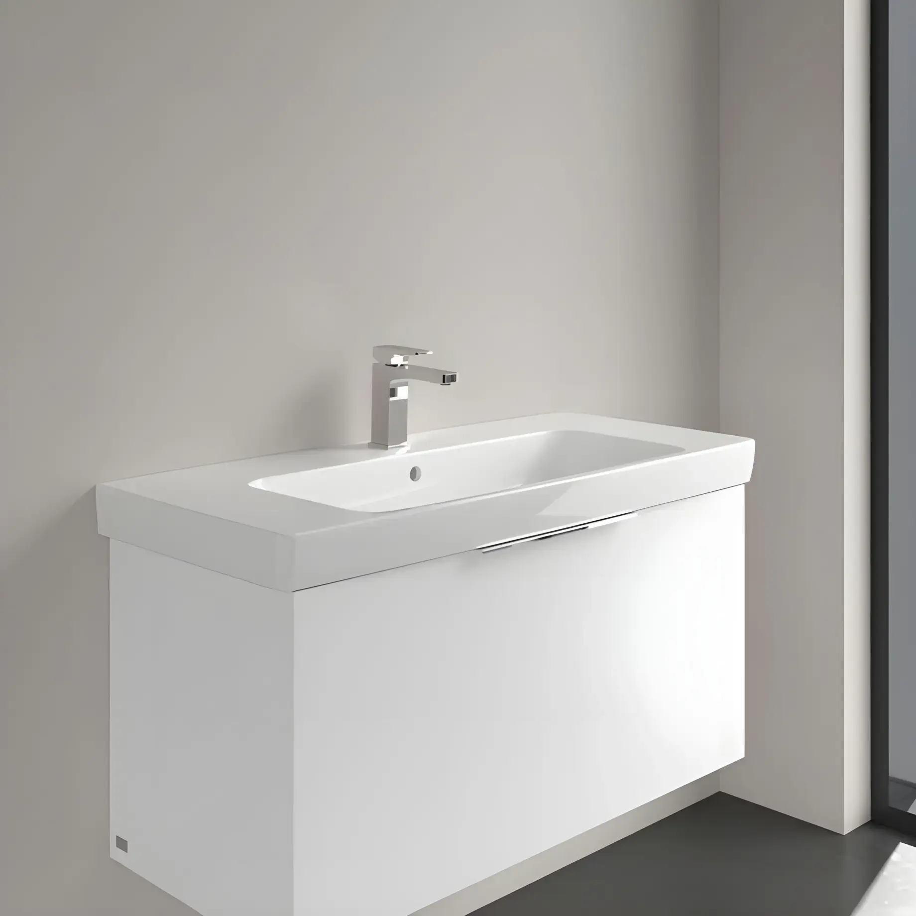 Умивальник Architectura Villeroy & Boch 4A87A501 — ракурс 3/4
