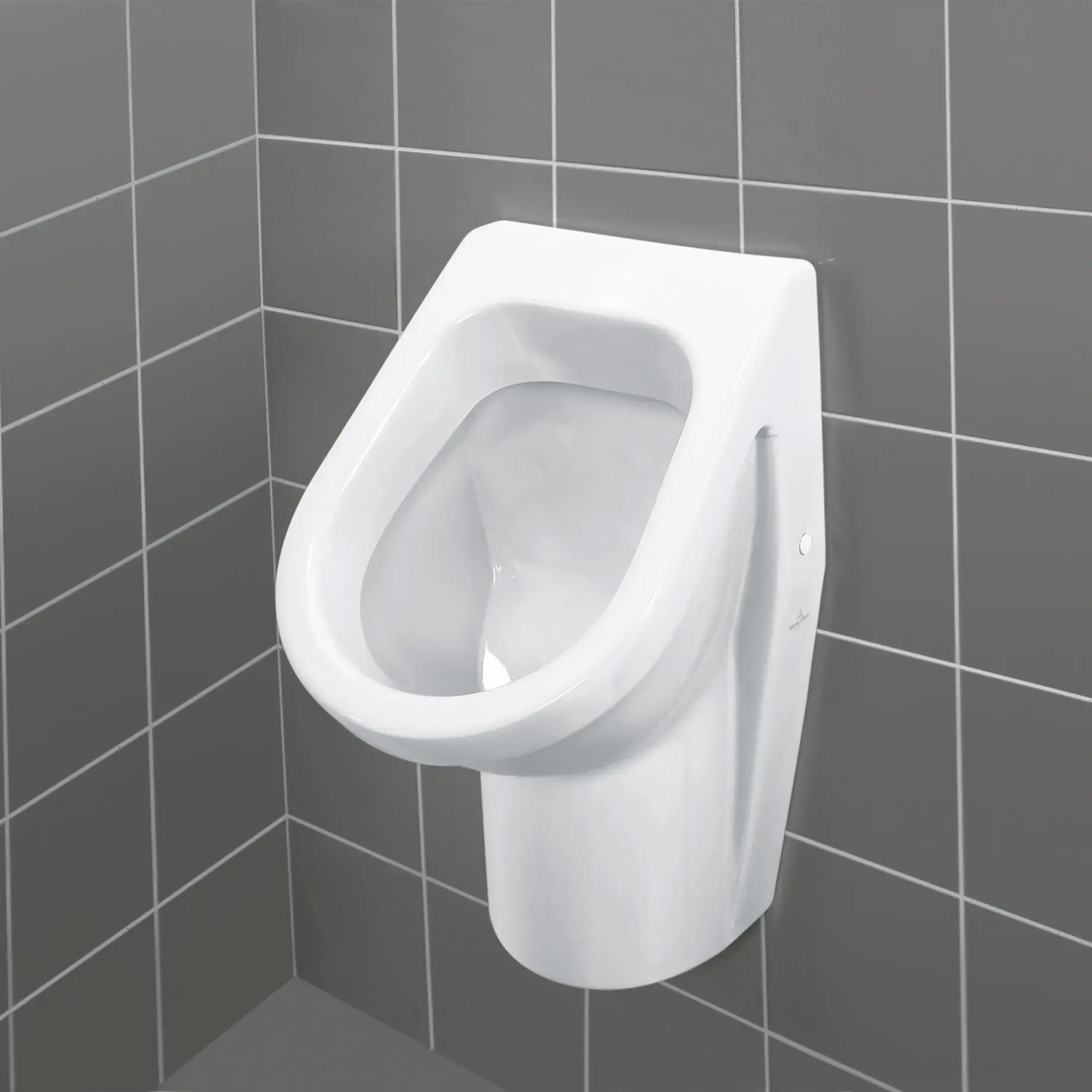 Пісуар Architectura Виробник 55740001 White Alpin 36 х 62 х 38.5 см — бічний ракурс