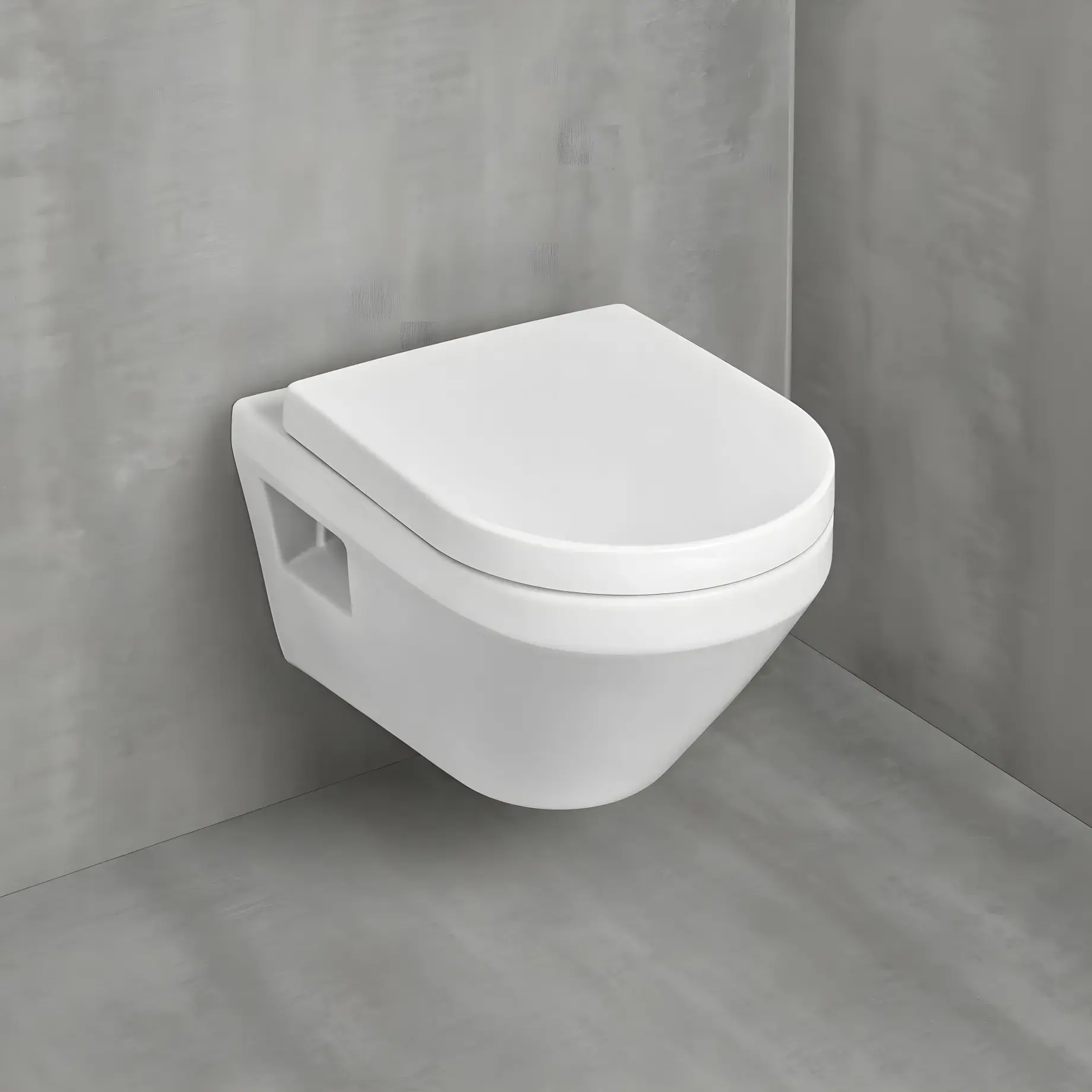Унітаз Architectura Villeroy & Boch 5684CL01 — вид спереду
