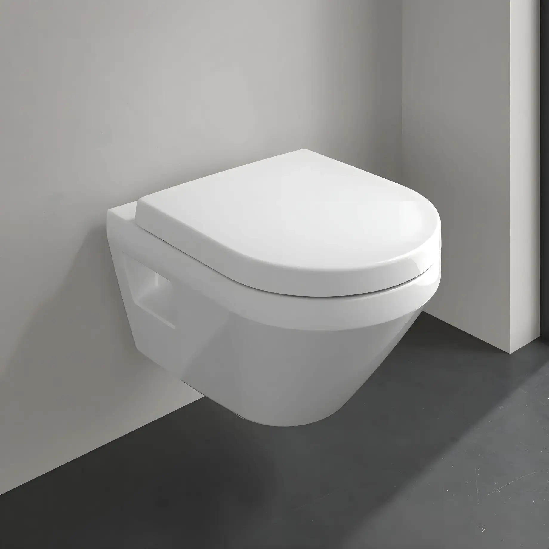 Унітаз Architectura Villeroy & Boch 5684CL01 — бічний ракурс