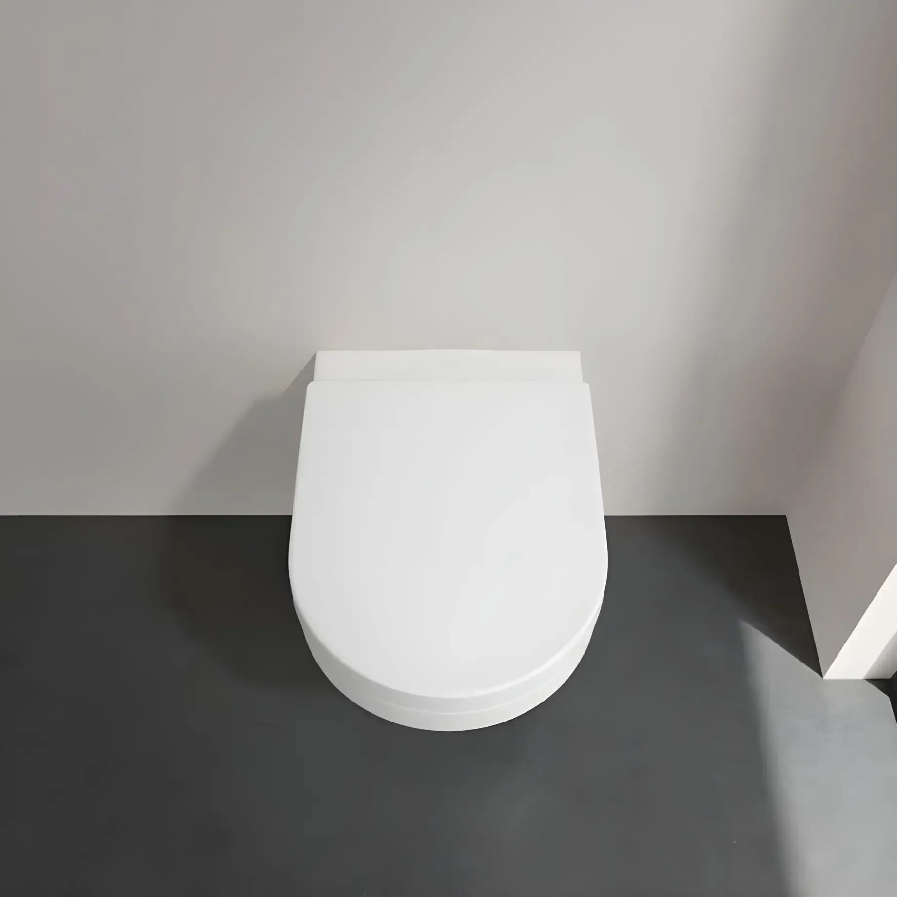Унітаз Architectura Villeroy & Boch 5684HRR1 White Alpin CeramicPlus — ракурс 3/4