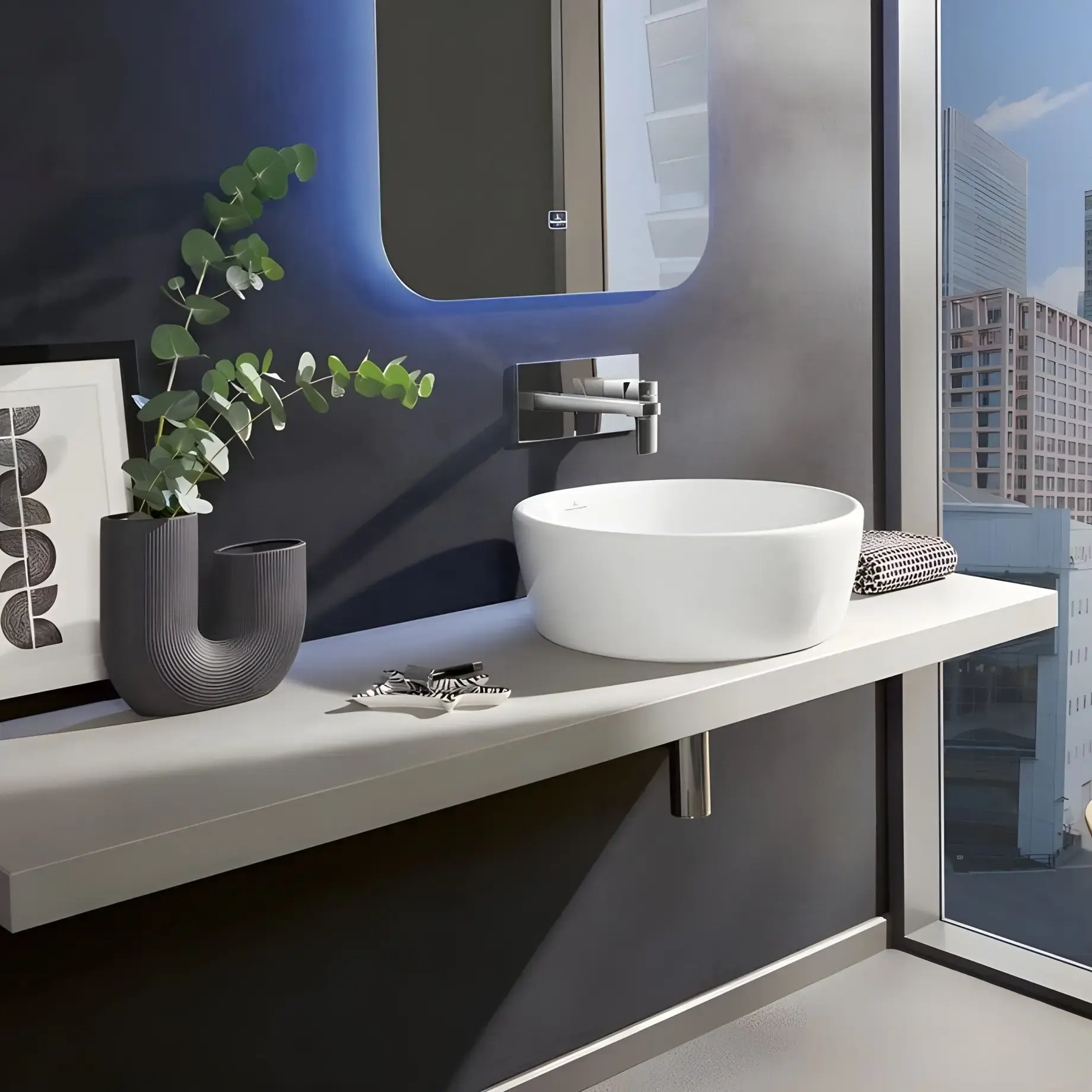 Умивальник Architectura Villeroy & Boch 5A254601 — бічний ракурс