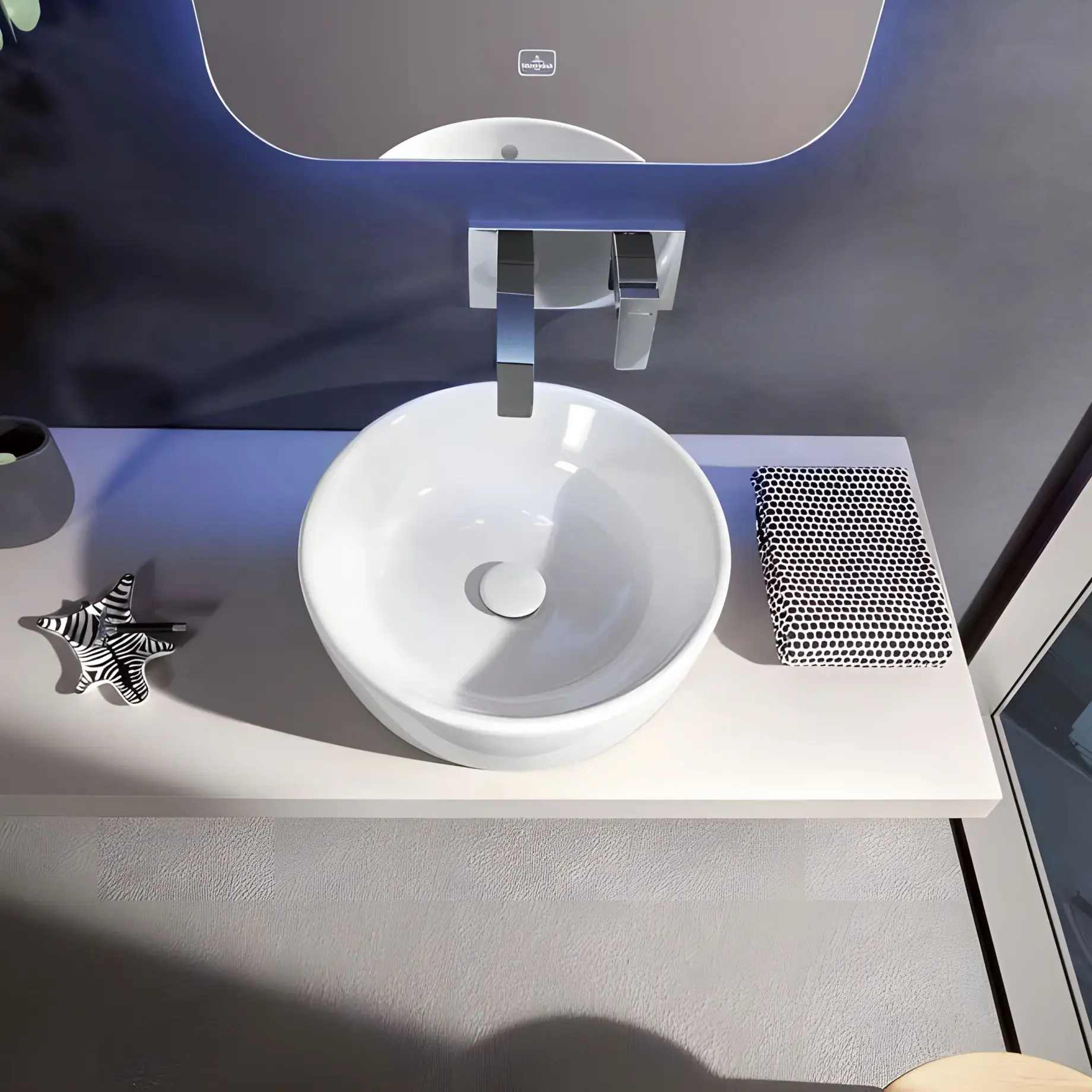 Умивальник Architectura Villeroy & Boch 5A254601 — вид згори