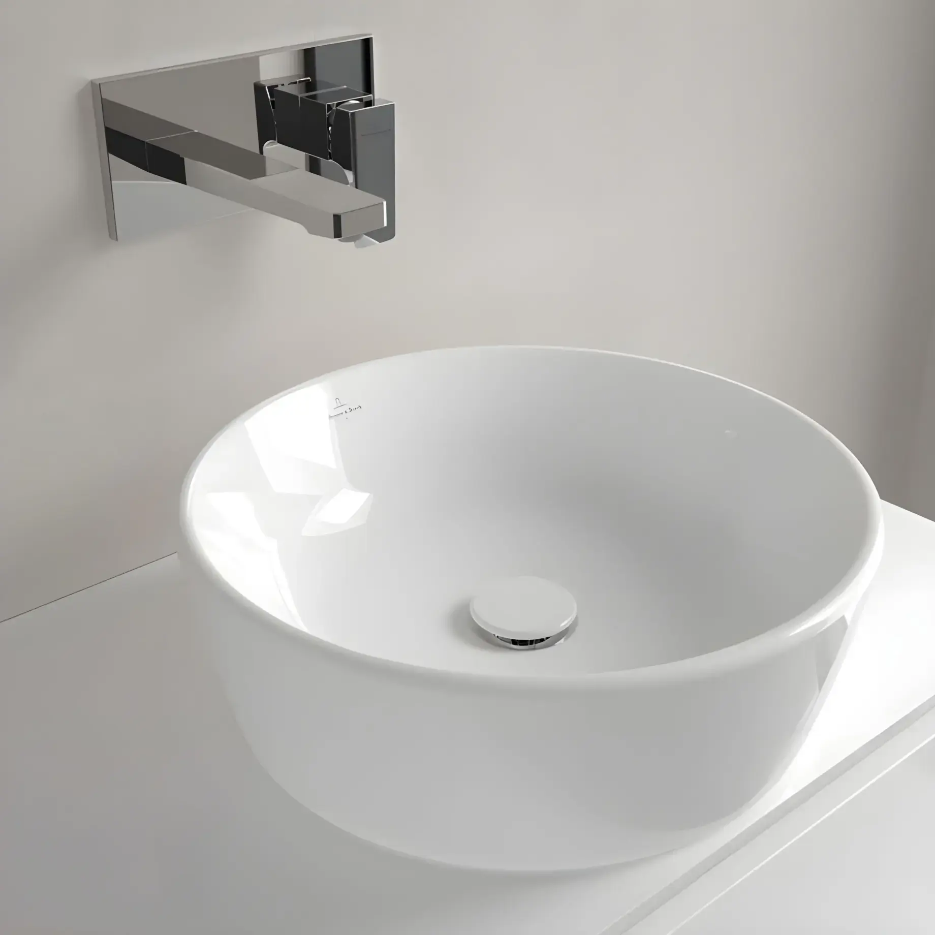 Умивальник Architectura Villeroy & Boch 5A254601 — в інтерʼєрі ванної кімнати