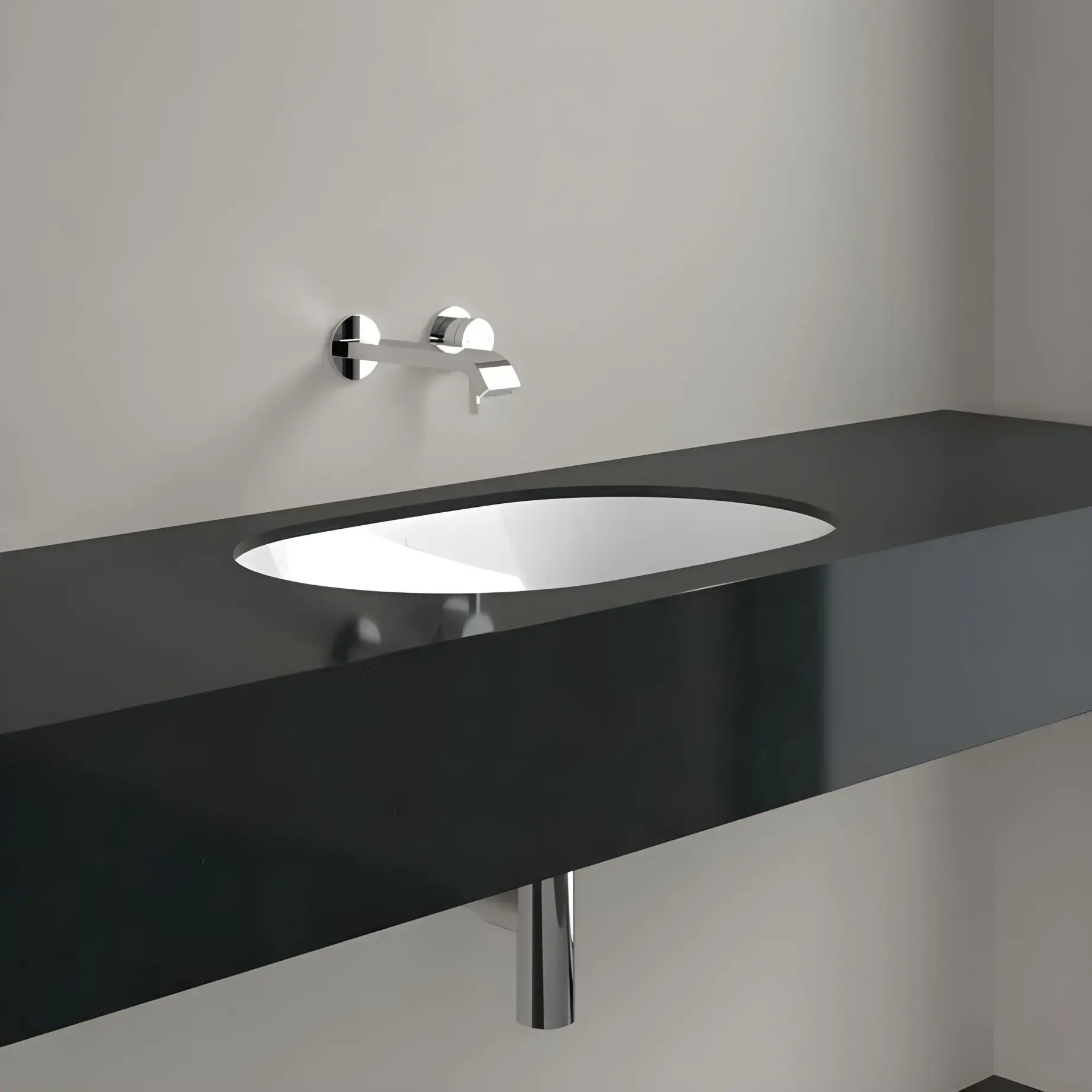 Умивальник Architectura Villeroy & Boch 5A266001 — деталь крупним планом