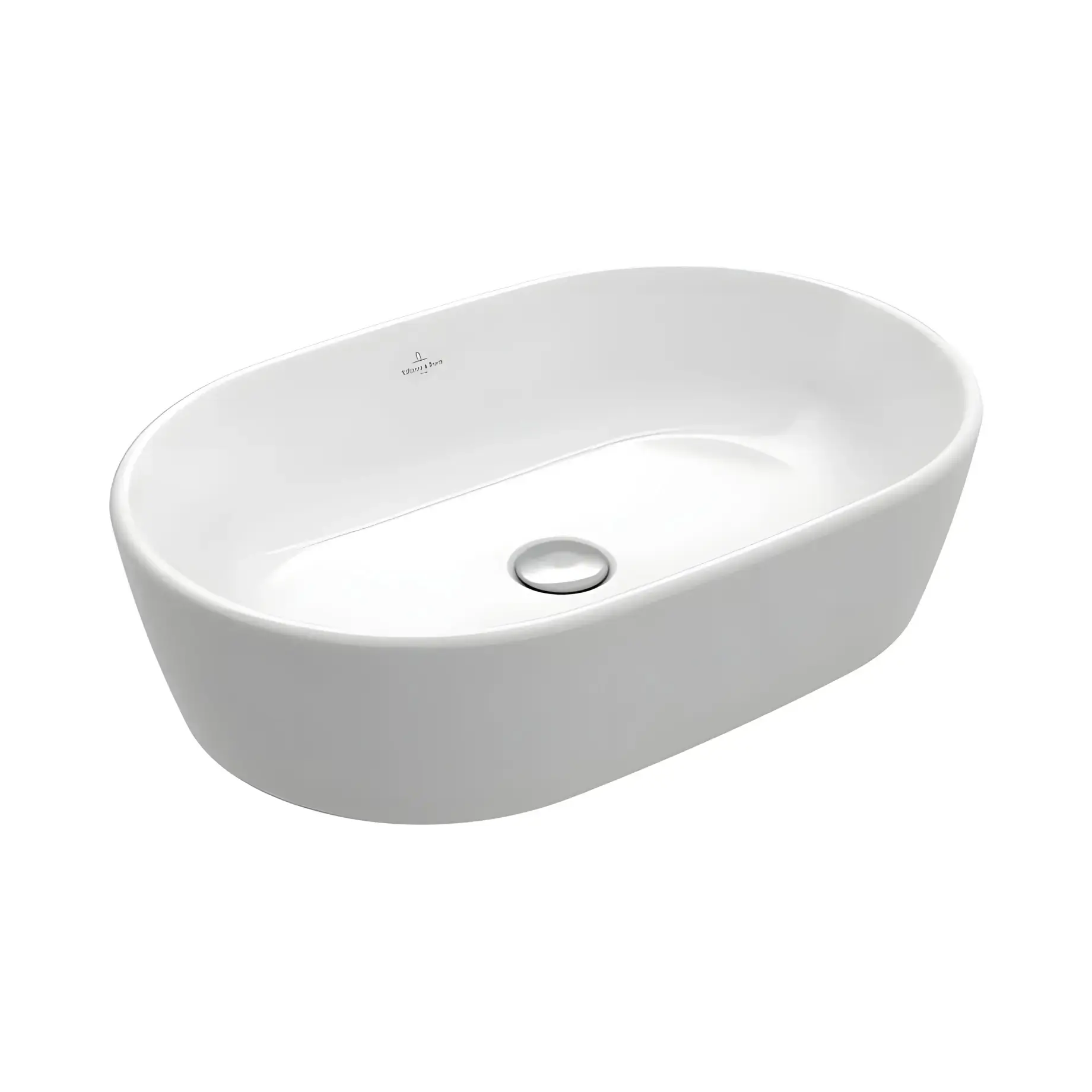 Умивальник Architectura Villeroy & Boch 5A266101 Alpine White 60 х 40 см — вид на білому тлі