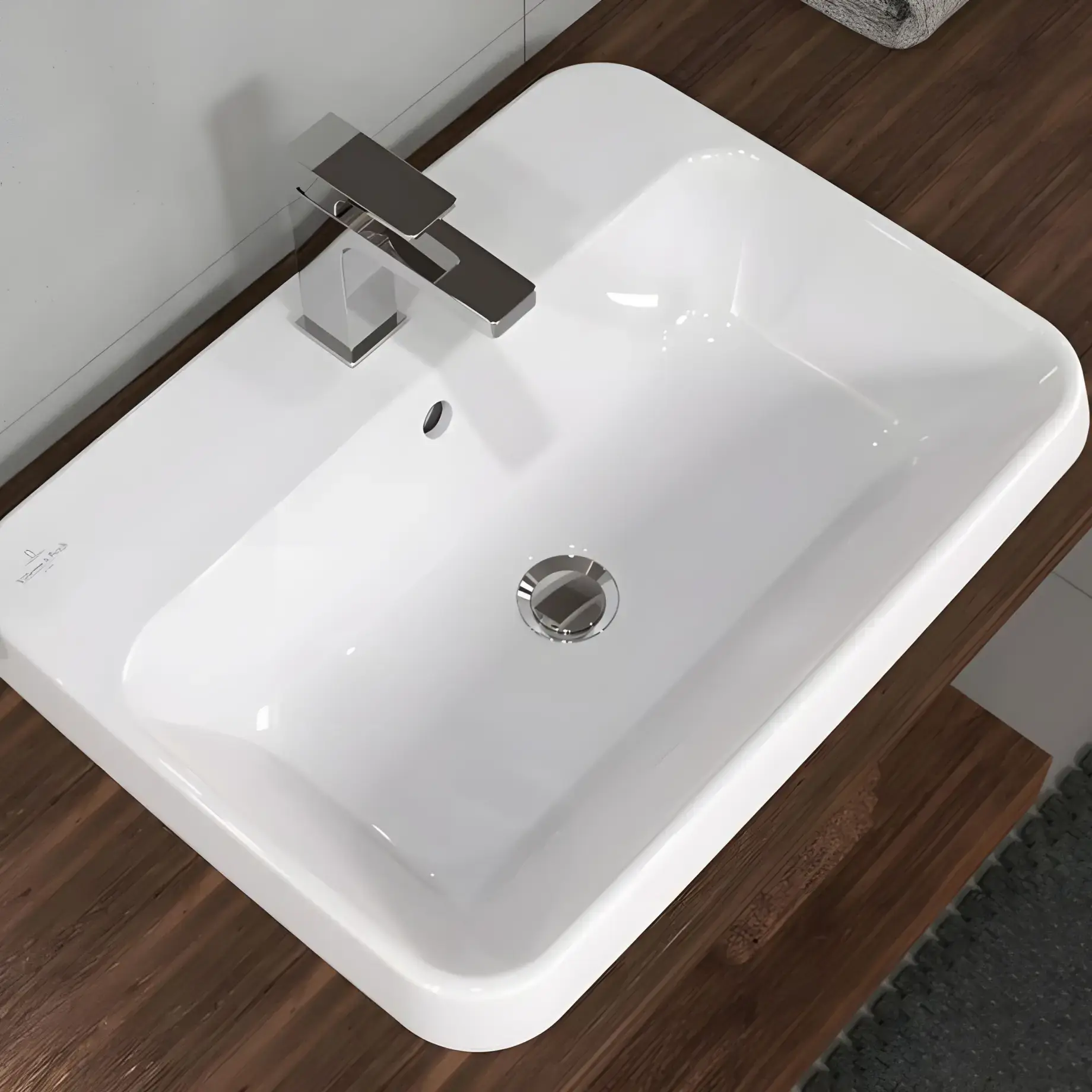 Умивальник Architectura Villeroy & Boch 5A676001 — бічний ракурс
