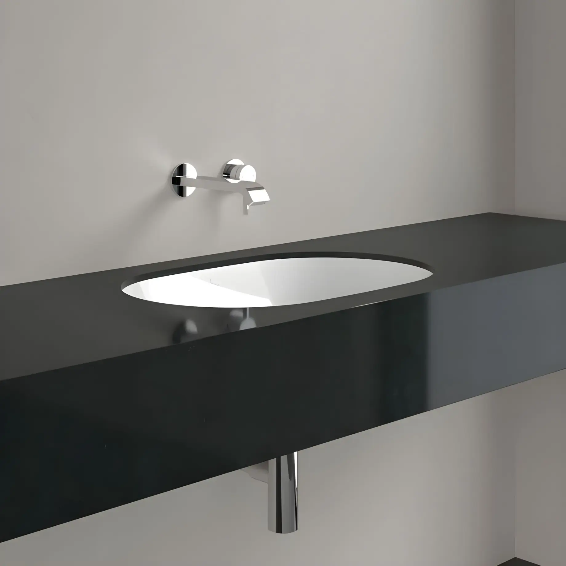 Умивальник Architectura Villeroy & Boch 5A766001 — деталь крупним планом