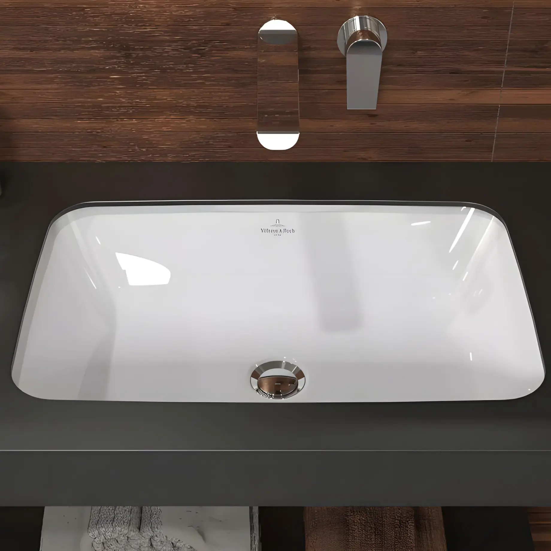 Умивальник Architectura Villeroy & Boch 5A776001 — бічний ракурс