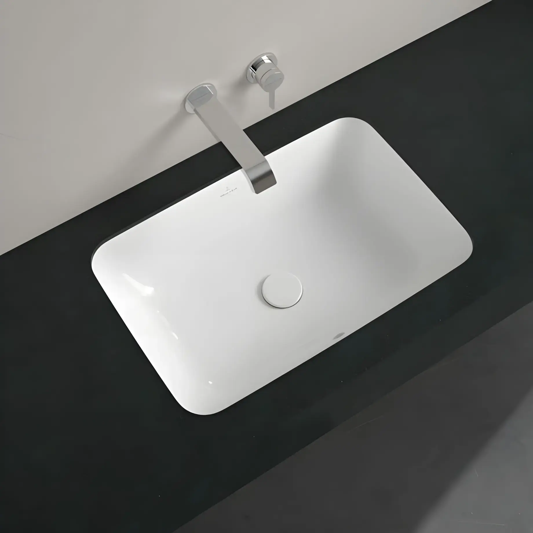 Умивальник Architectura Villeroy & Boch 5A776001 — вид ззаду