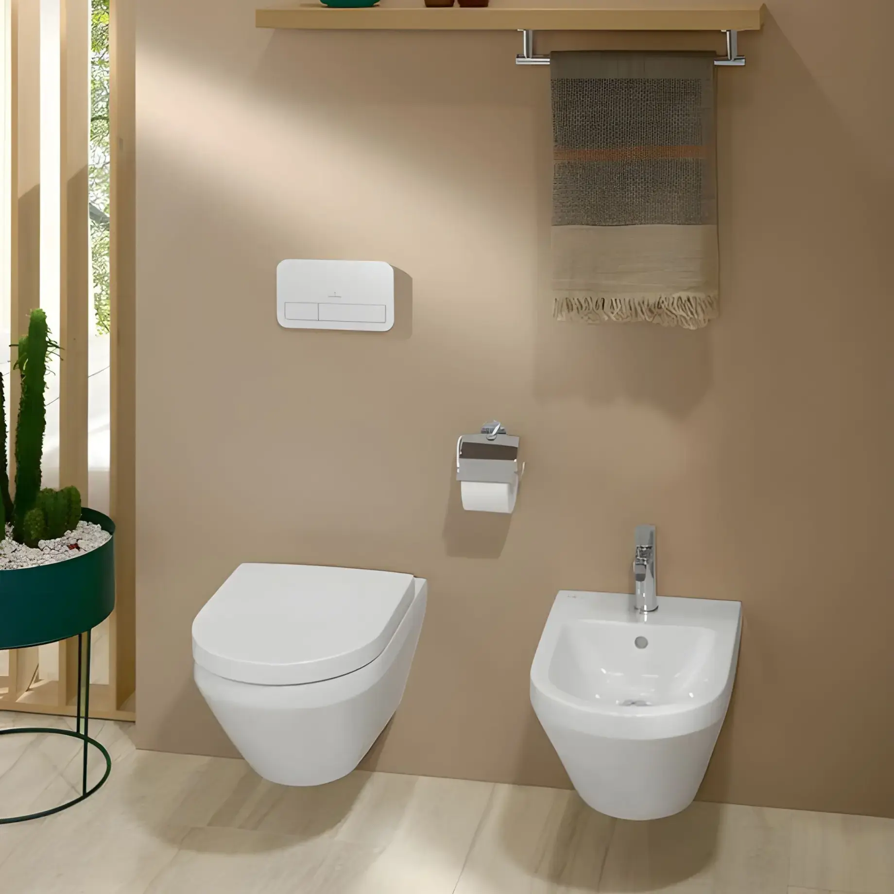 Біде Architectura Villeroy & Boch 74870001 — бічний ракурс