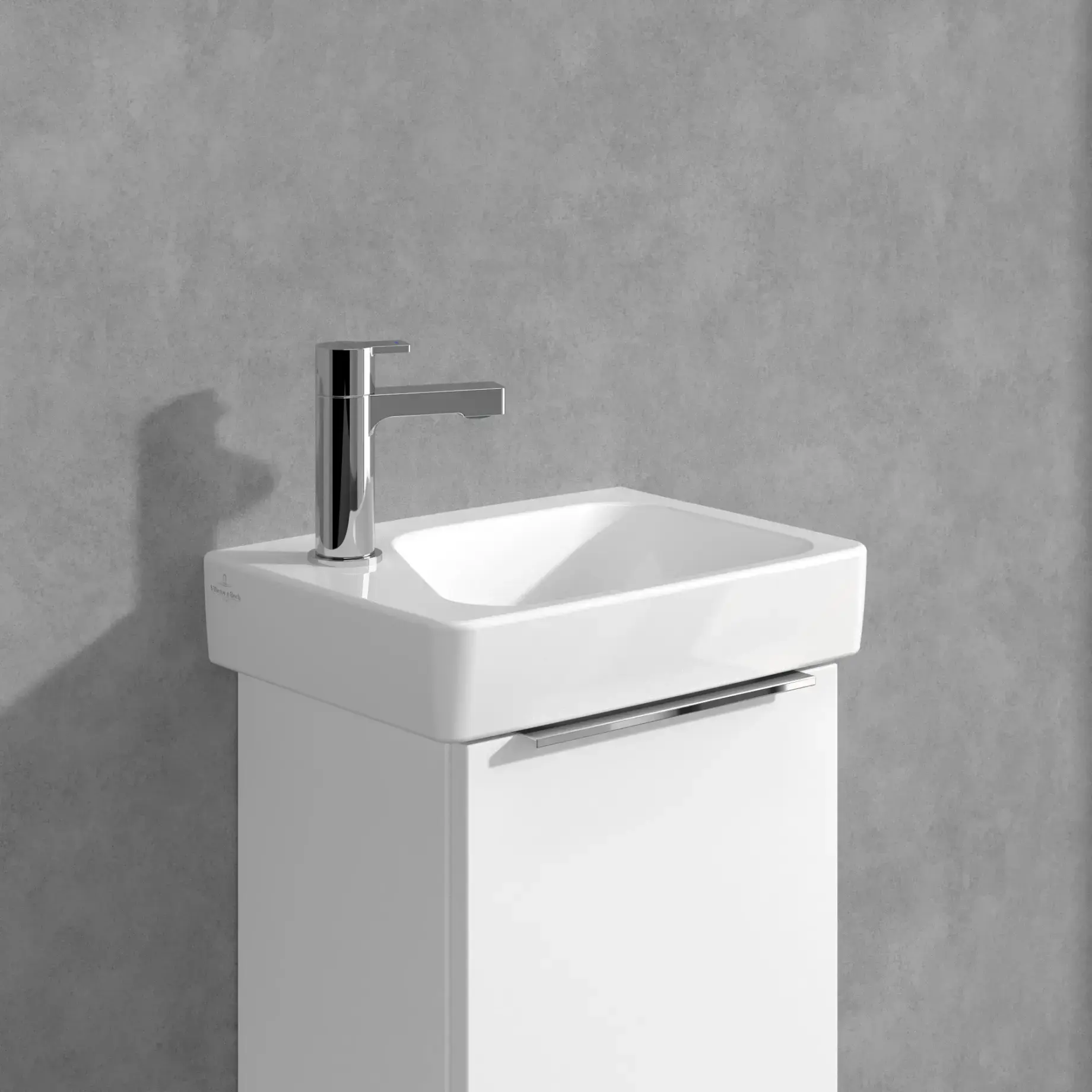 Змішувач для раковини Architectura (на холодну воду) Villeroy & Boch TVW10300600061 — вид згори