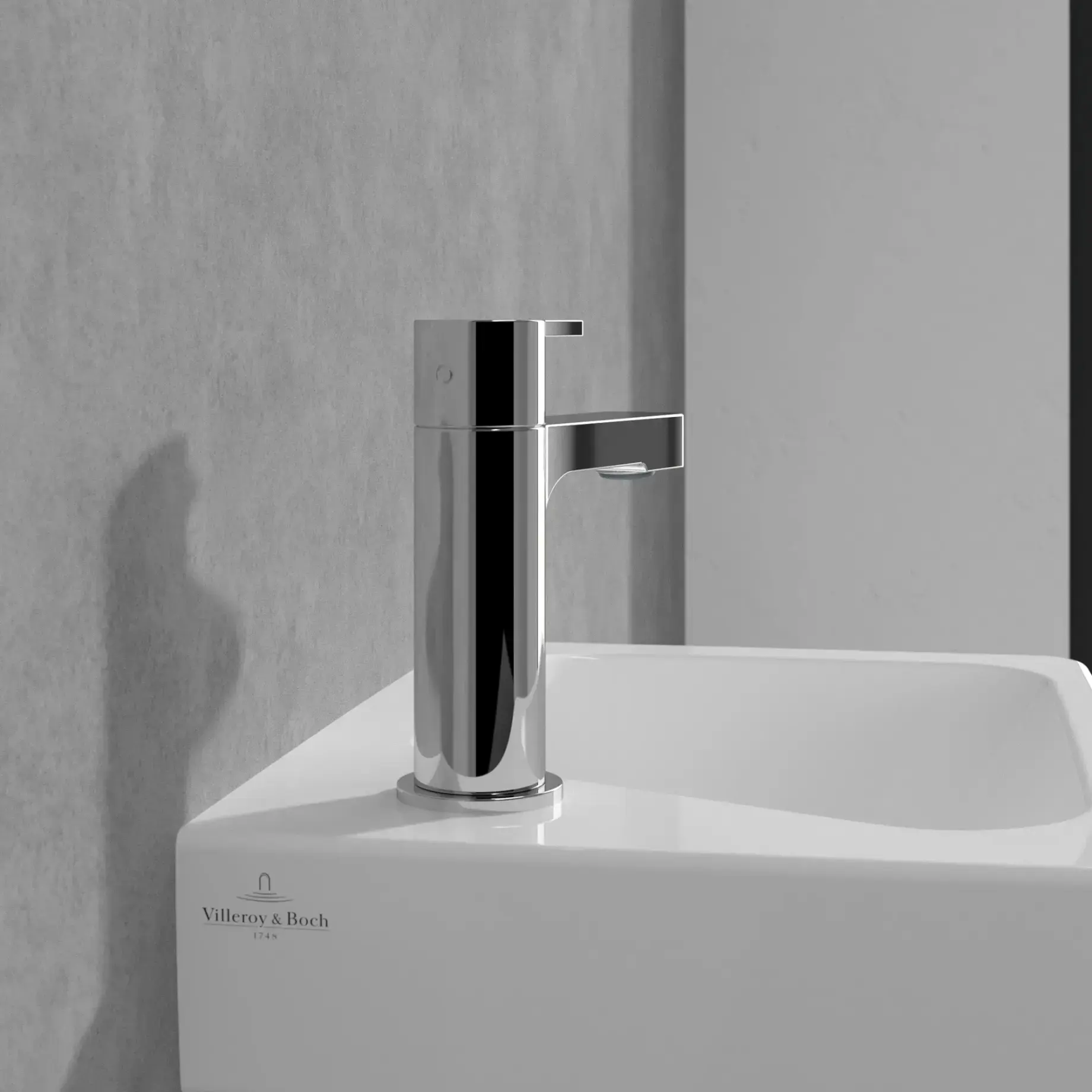 Змішувач для раковини Architectura (на холодну воду) Villeroy & Boch TVW10300600061 — вид ззаду