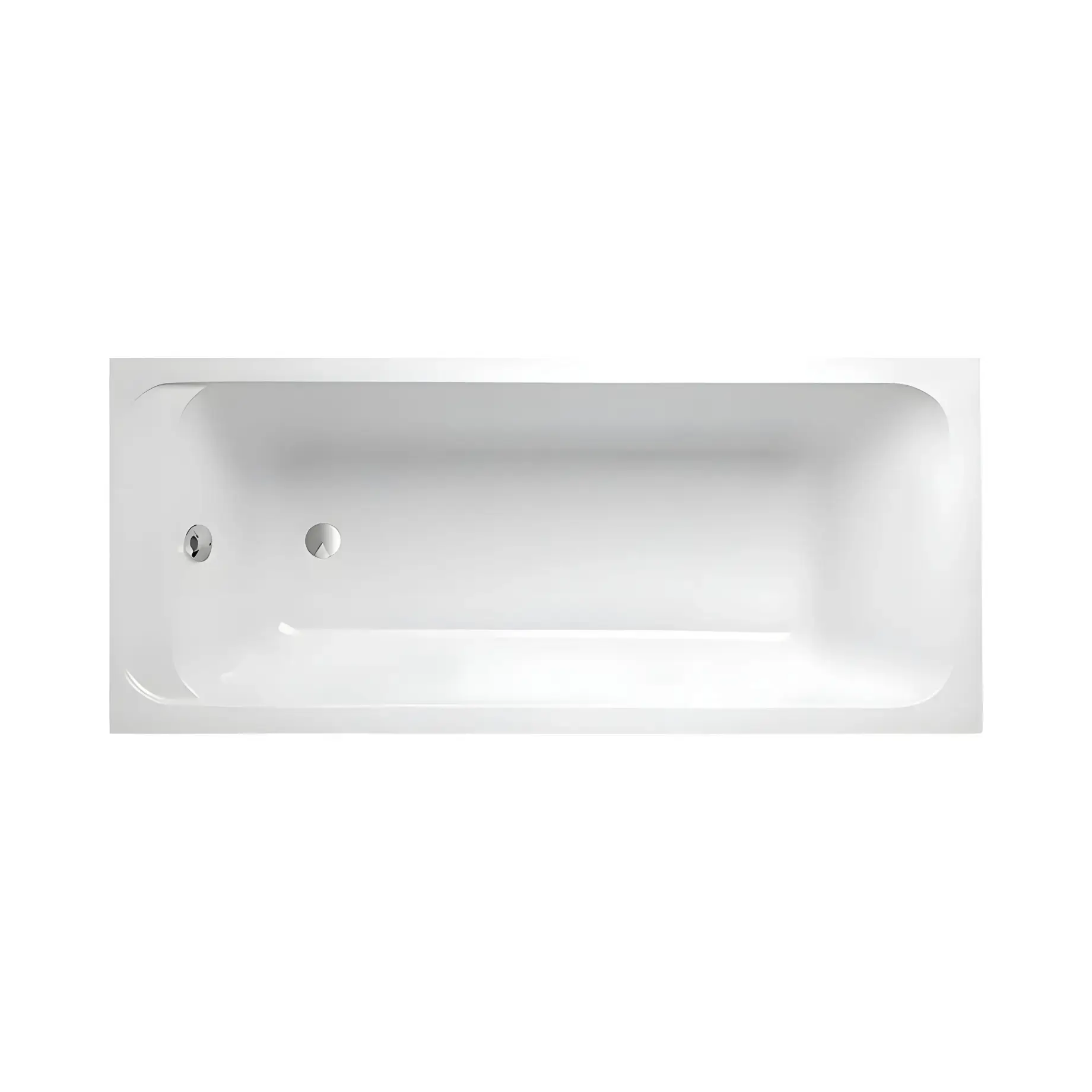 Ванна Architectura Villeroy & Boch UBA167ARA2V-01 Alpine White 160 х 70 см — вид на білому тлі