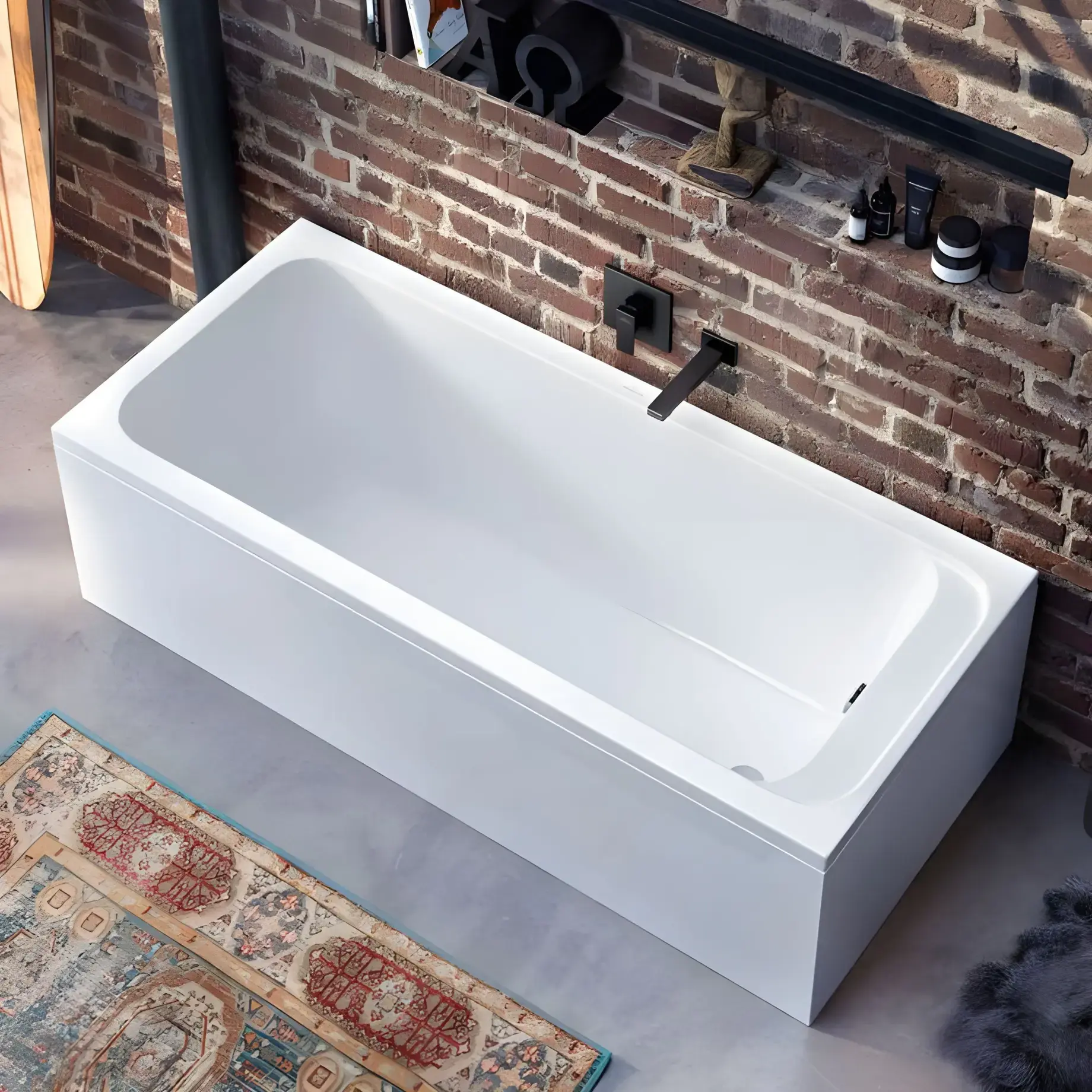 Ванна Architectura Villeroy & Boch UBA167ARA2V-01 160 х 70 см — вид спереди