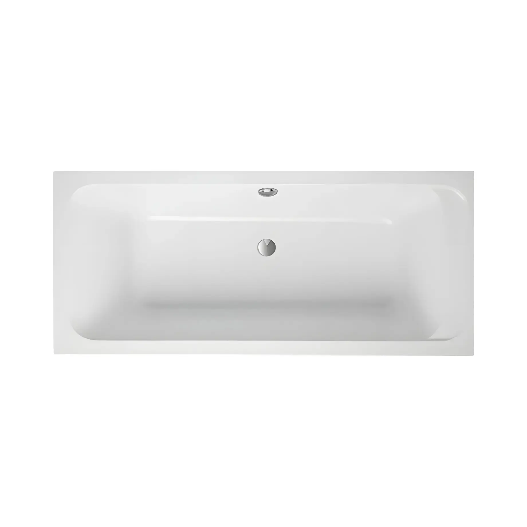 Ванна Architectura Villeroy & Boch UBA180ARA2V-01 Alpine White 180 х 80 см — вид на білому тлі