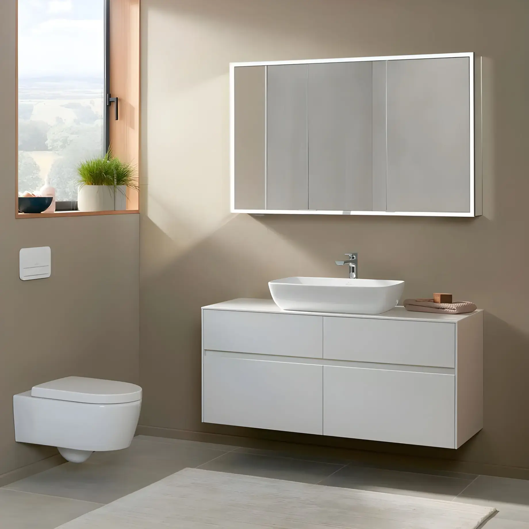 Умивальник Artis Villeroy & Boch 41725801 Alpine White — вид згори