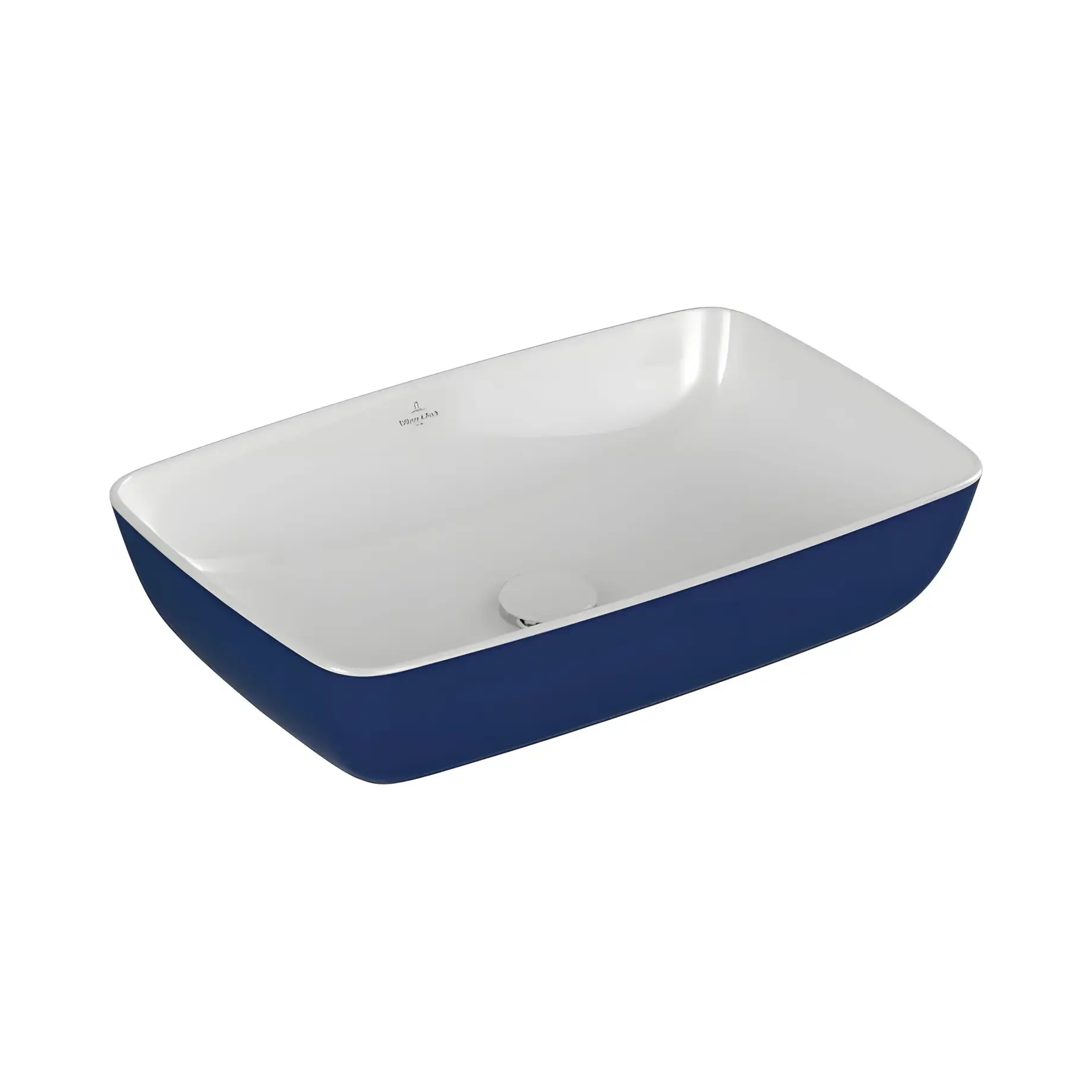 Умивальник Artis Villeroy & Boch 417258BCS4 Deep Ocean 58 х 38 см — вид на білому тлі