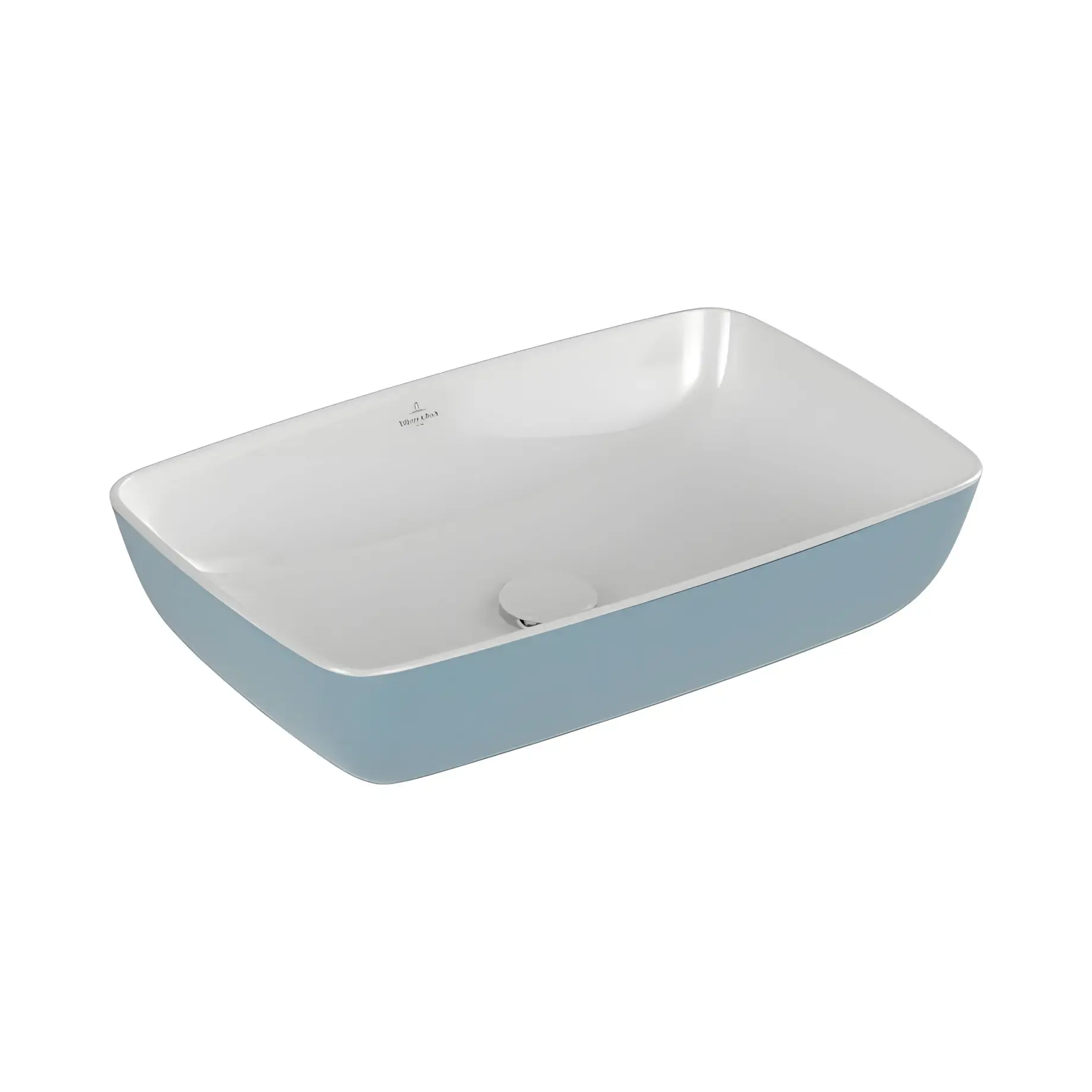 Умивальник Artis Villeroy & Boch 417258BCS6 Frozen 58 х 38 см — вид на білому тлі
