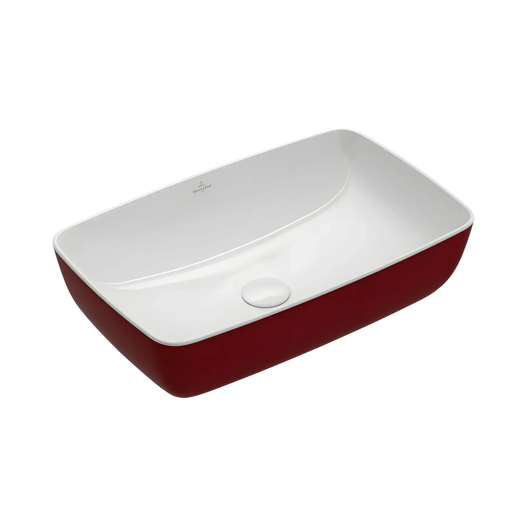 Умивальник Artis Villeroy & Boch 417258BCS9 Bordeaux 58 х 38 см — вид на білому тлі