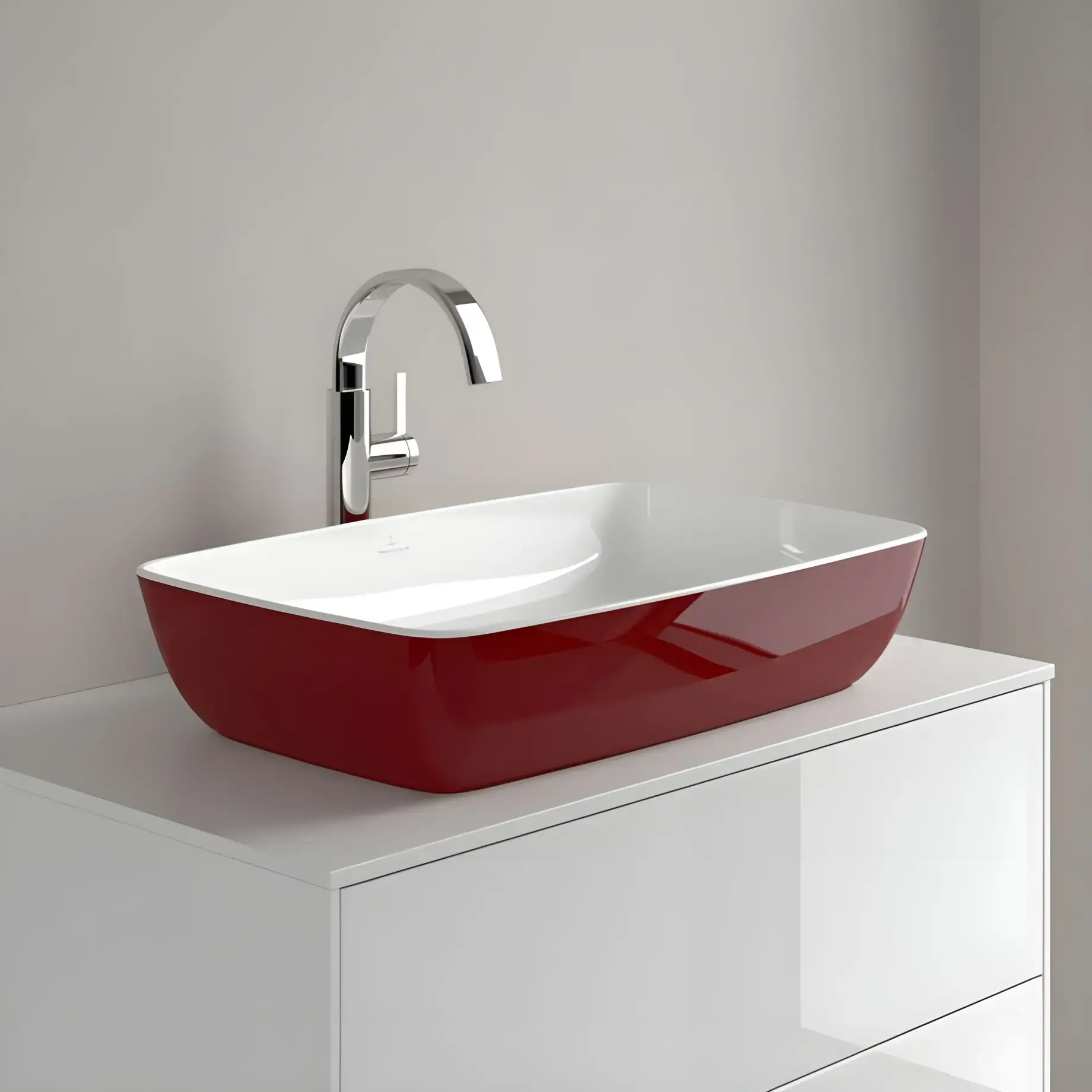 Умывальник Artis Villeroy & Boch 417258BCS9 — вид сзади