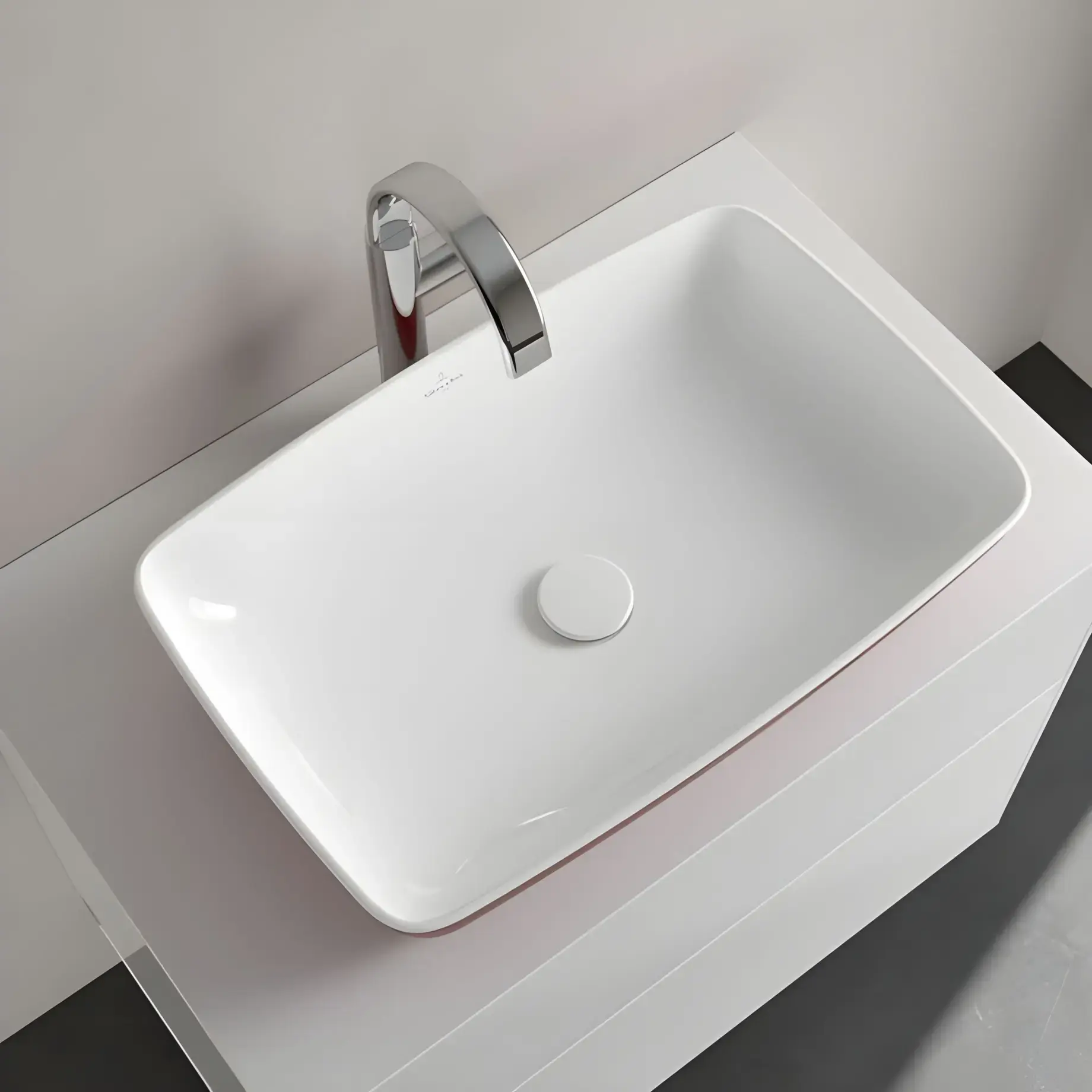 Умывальник Artis Villeroy & Boch 417258BCS9 — вид внутрь