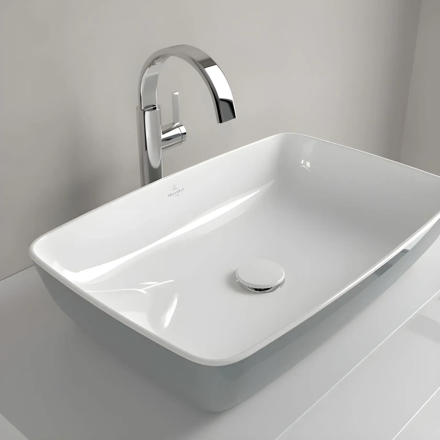 Умивальник Artis Villeroy & Boch 417258BCT7 French Linen — ракурс 3/4