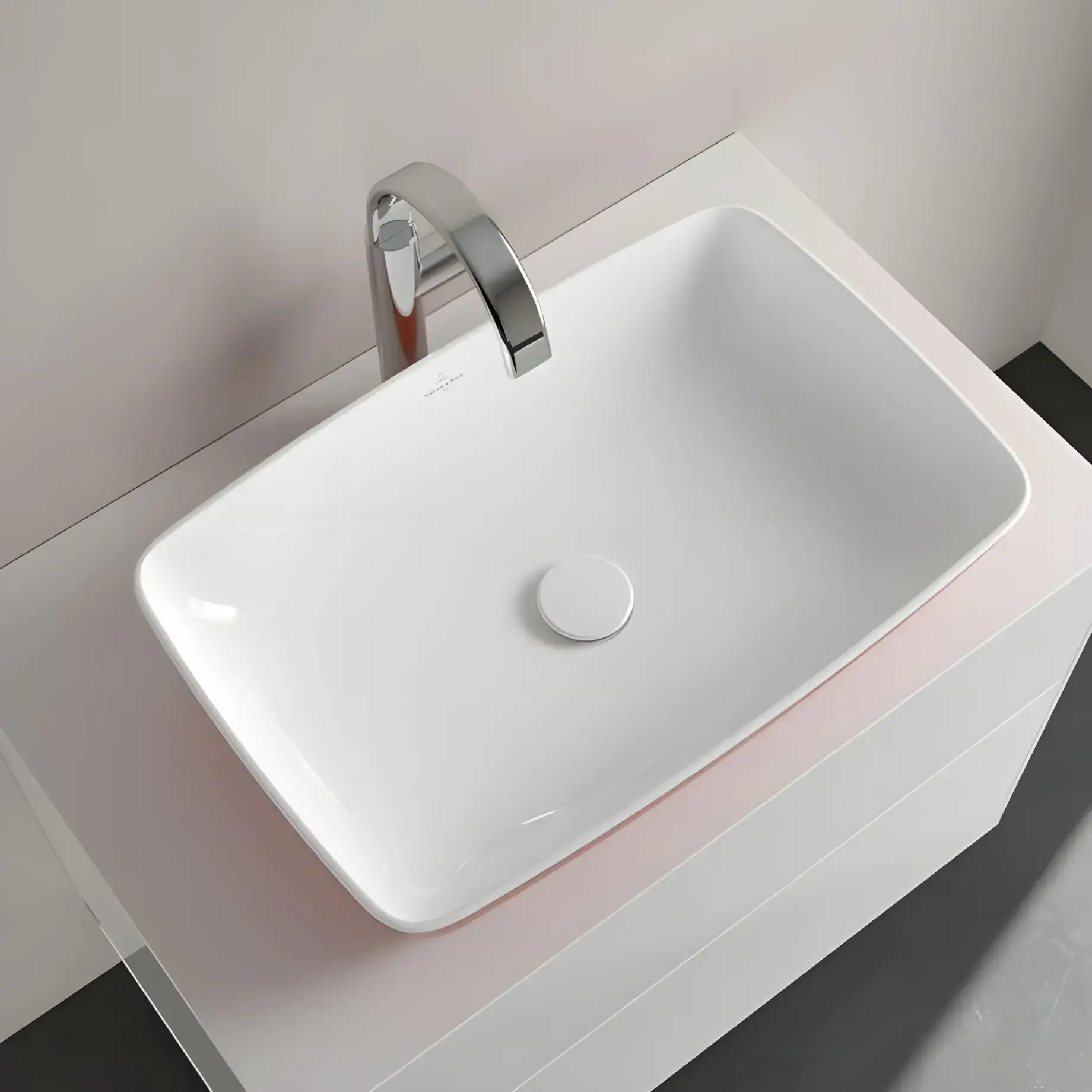 Умивальник Artis Villeroy & Boch 417258BCW8 Rust — бічний ракурс