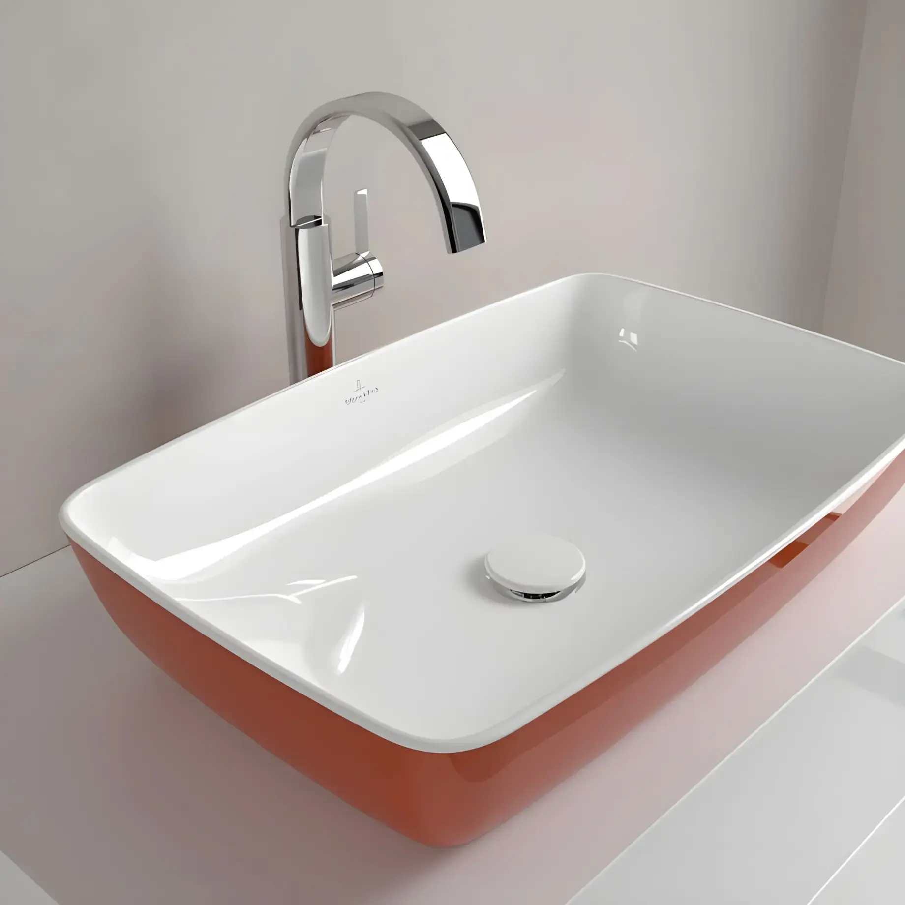 Умивальник Artis Villeroy & Boch 417258BCW8 Rust — вид згори
