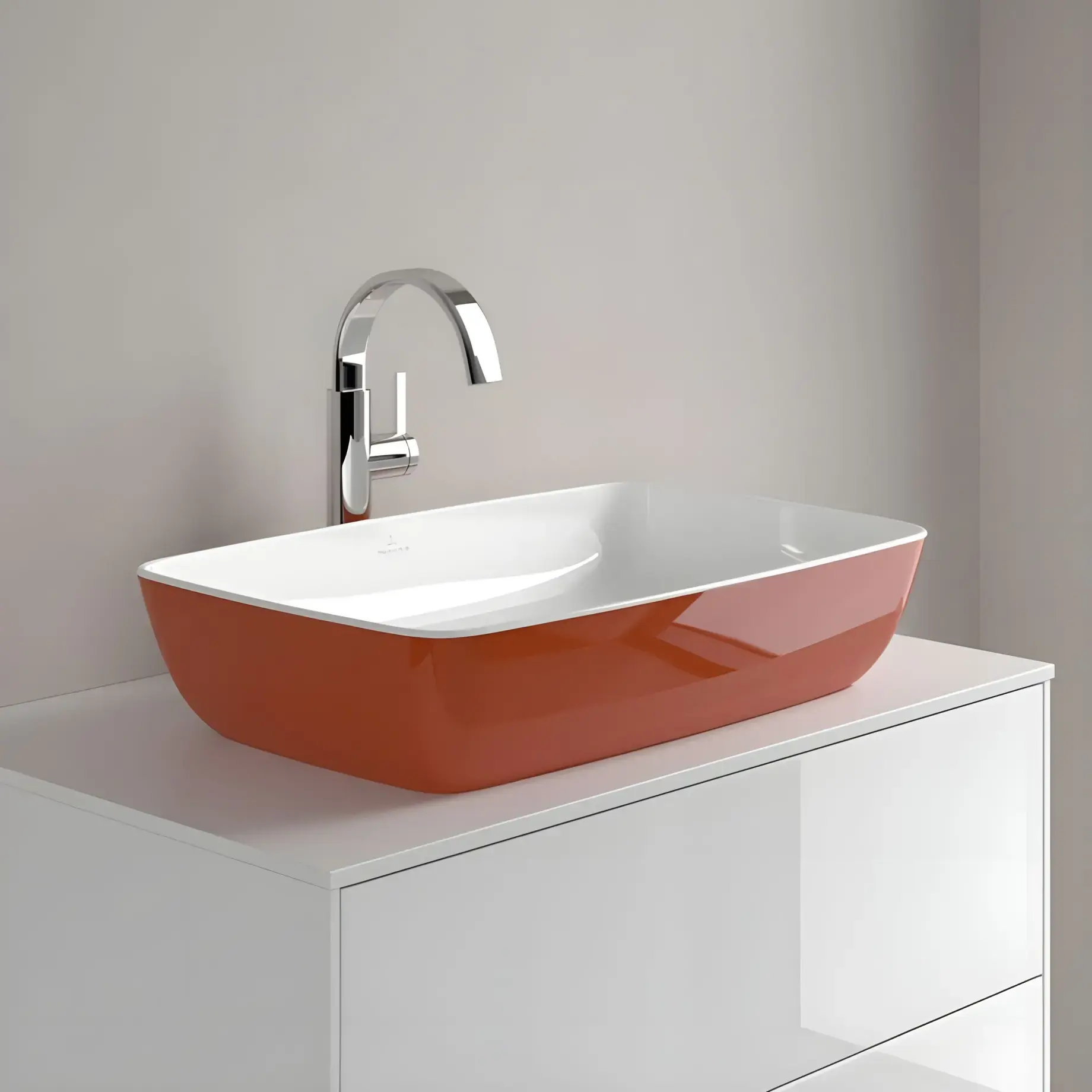 Умивальник Artis Villeroy & Boch 417258BCW8 Rust — вид ззаду