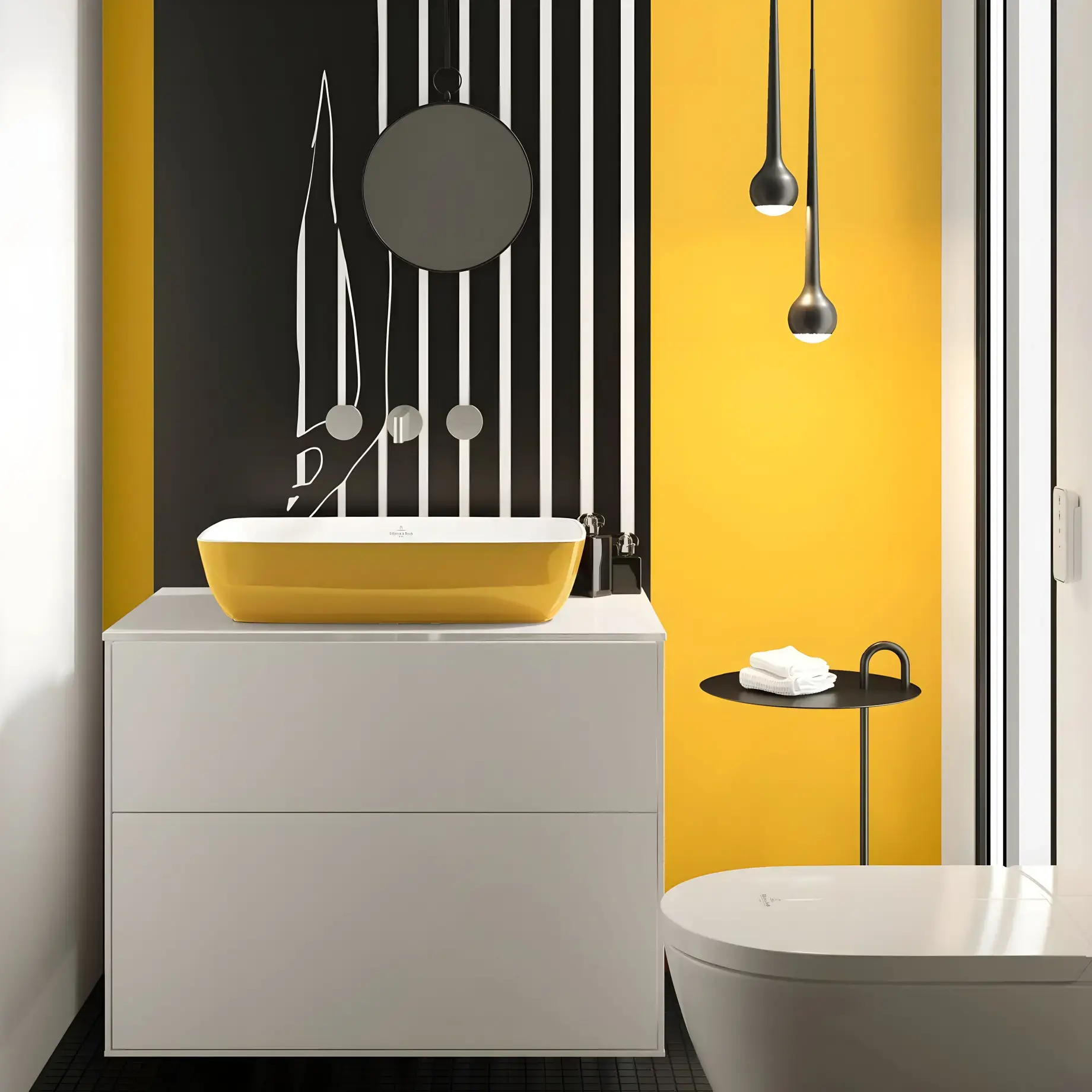 Умивальник Artis Villeroy & Boch 417258BCW9 Indian Summer — бічний ракурс