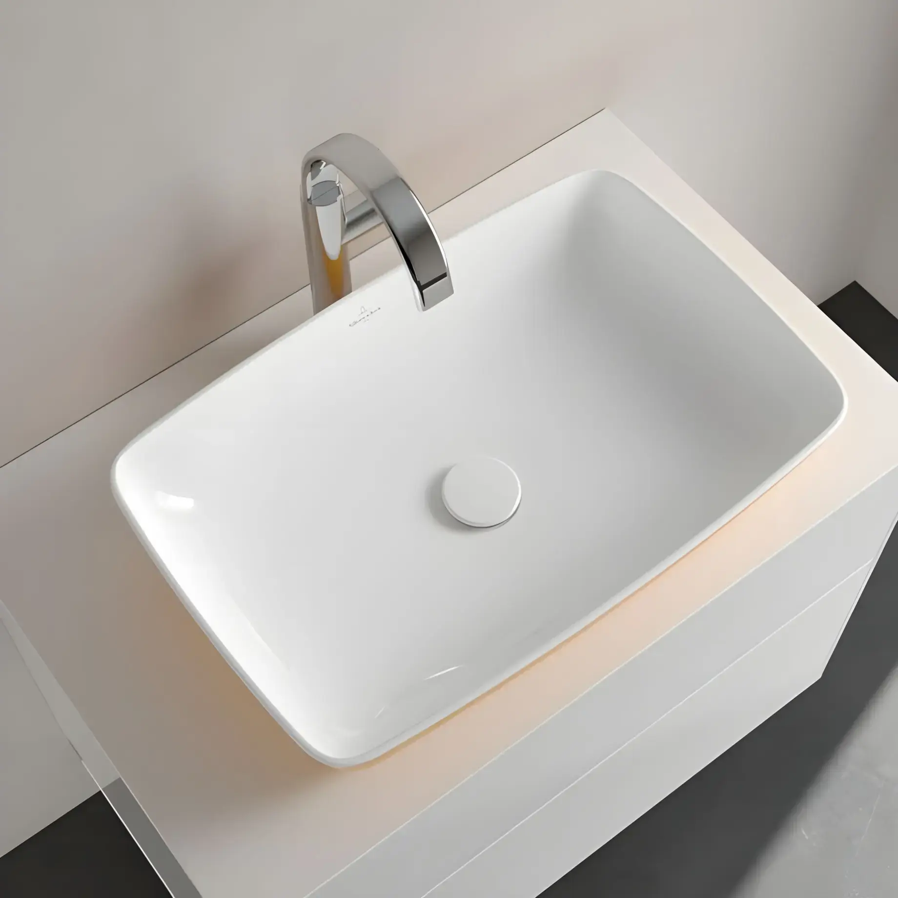 Умивальник Artis Villeroy & Boch 417258BCW9 Indian Summer — вид всередину