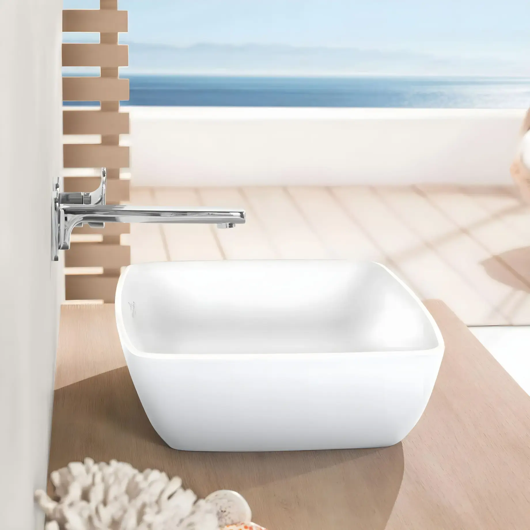 Умивальник Artis Villeroy & Boch 41784101 Alpine White — ракурс 3/4
