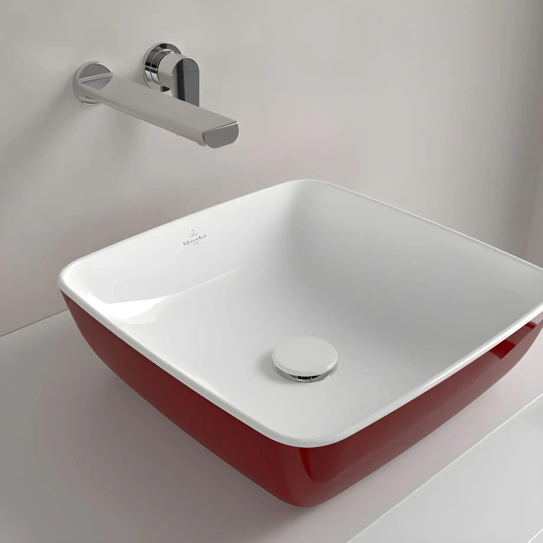 Умивальник Artis Villeroy & Boch 417841BCS9 Bordeaux — вид ззаду