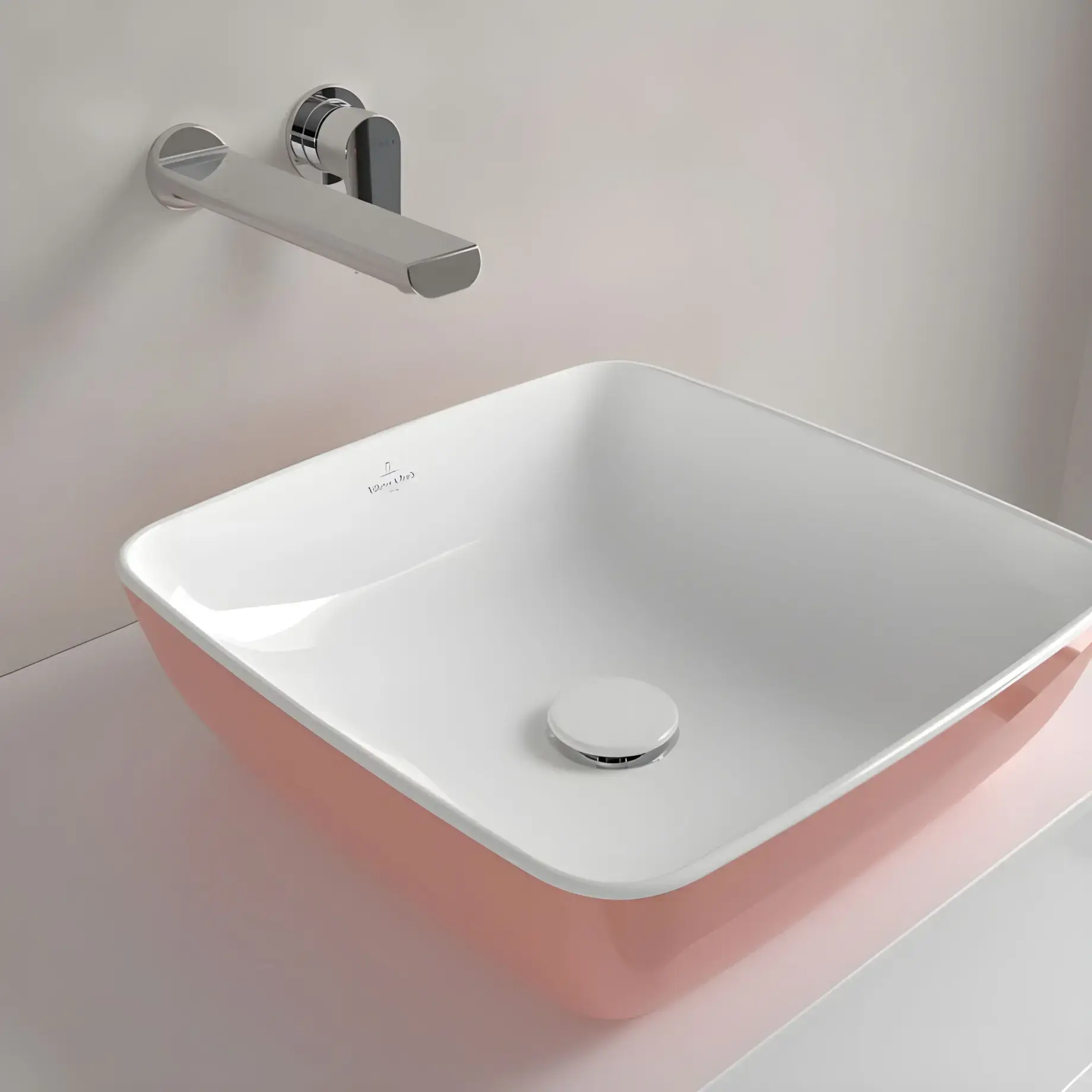 Умивальник Artis Villeroy & Boch 417841BCT0 Powder — бічний ракурс
