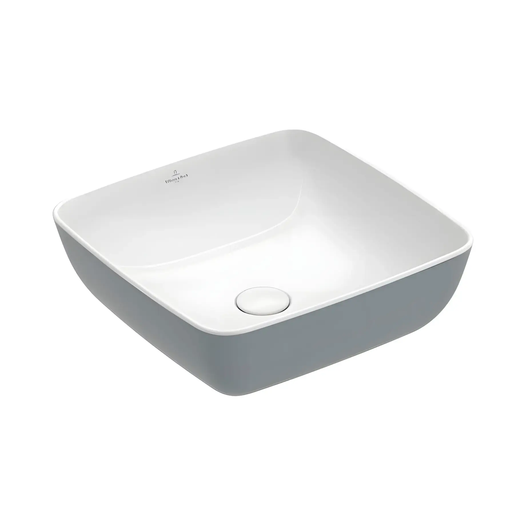 Умивальник Artis Villeroy & Boch 417841BCT7 French Linen 41 х 41 см — вид на білому тлі
