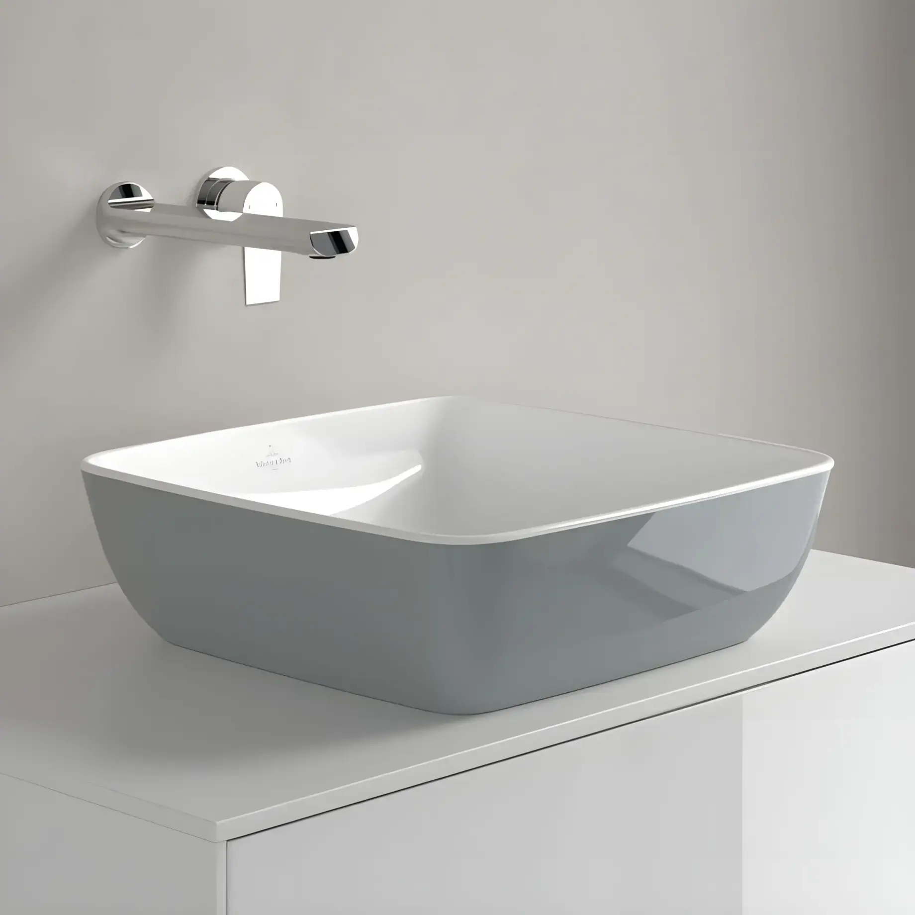 Умивальник Artis Villeroy & Boch 417841BCT7 French Linen — вид ззаду