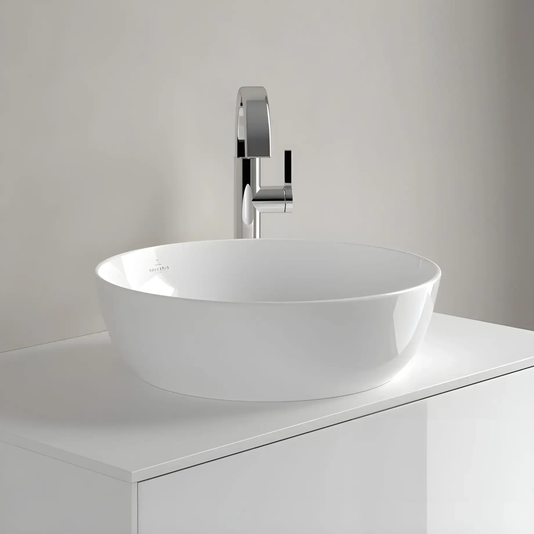 Умивальник Artis Villeroy & Boch 41794301 Alpine White — вид всередину