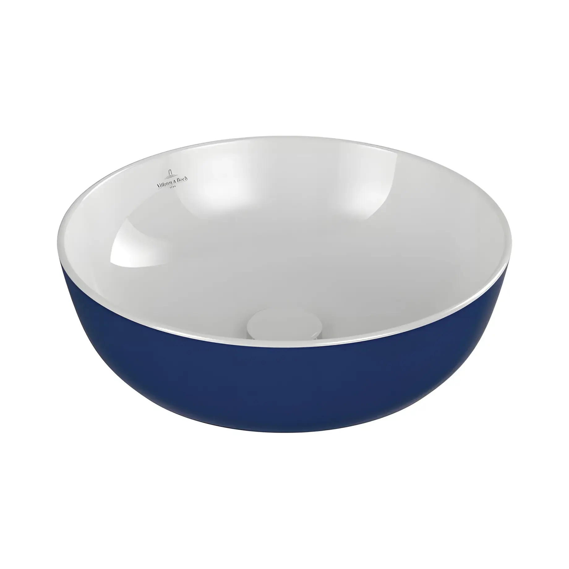 Умивальник Artis Villeroy & Boch 417943BCS4 Deep Ocean 43 х 43 см — вид на білому тлі