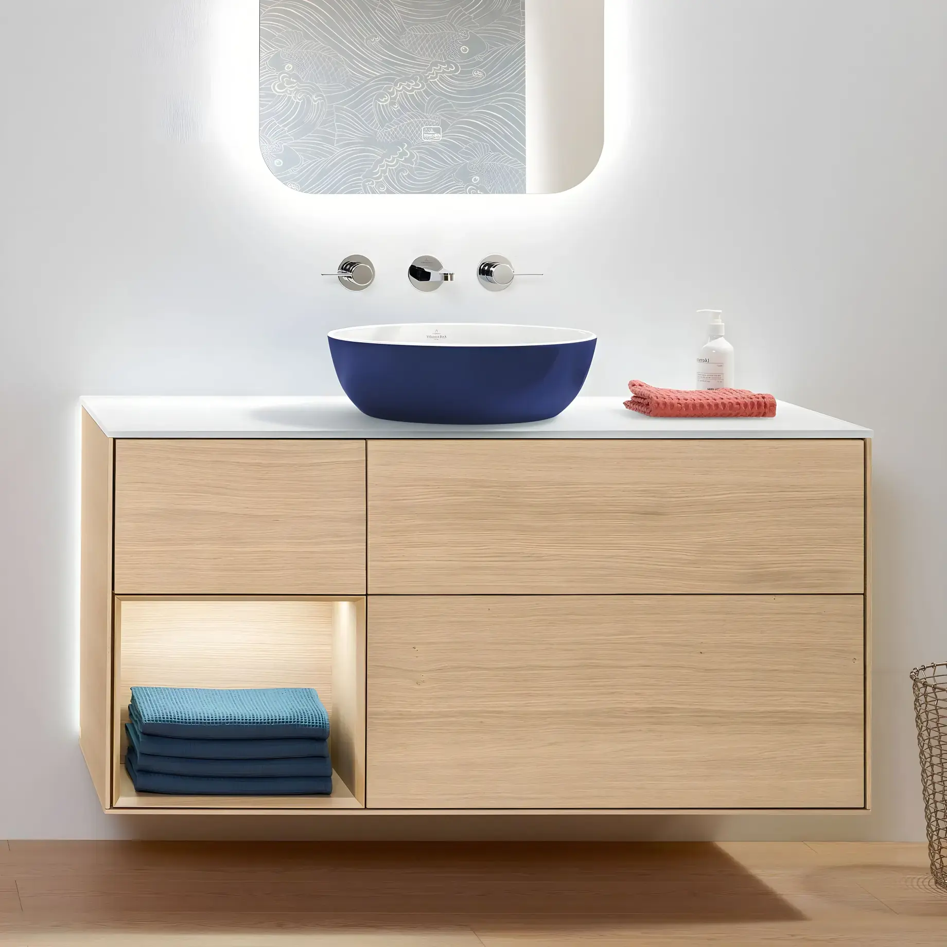 Умывальник Artis Villeroy & Boch 417943BCS4 — боковой ракурс