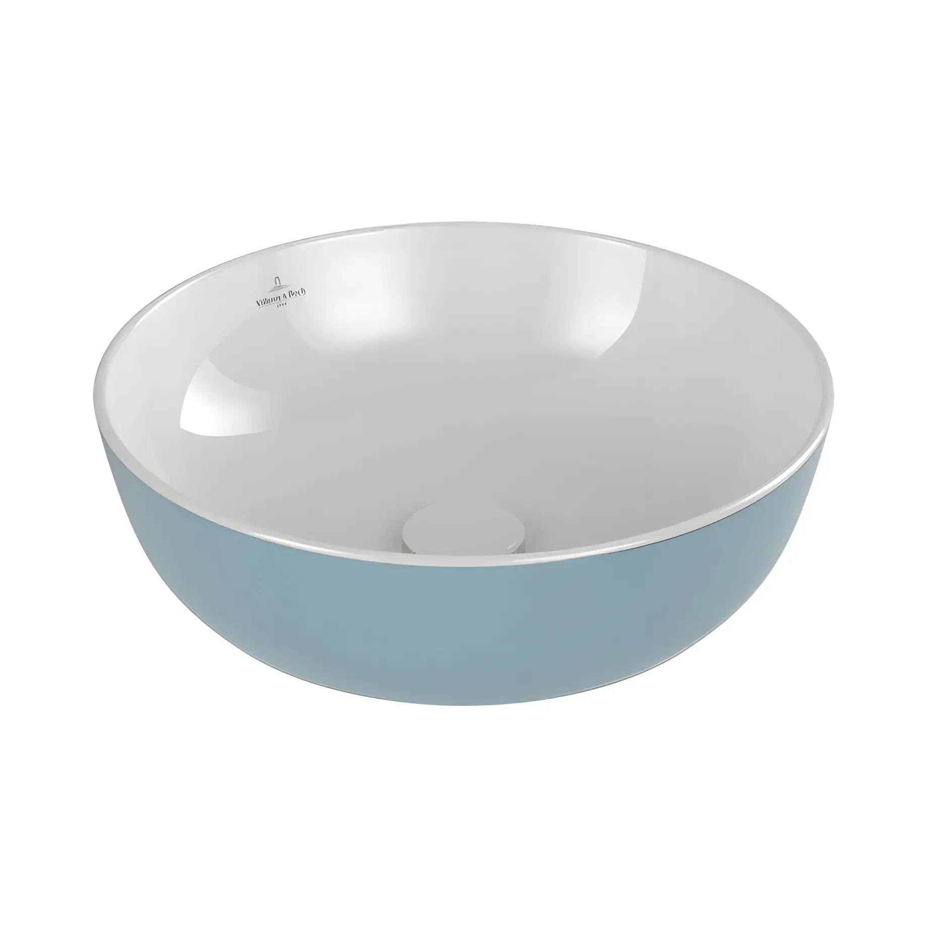 Умивальник Artis Villeroy & Boch 417943BCS6 Frozen 43 х 43 см — вид на білому тлі
