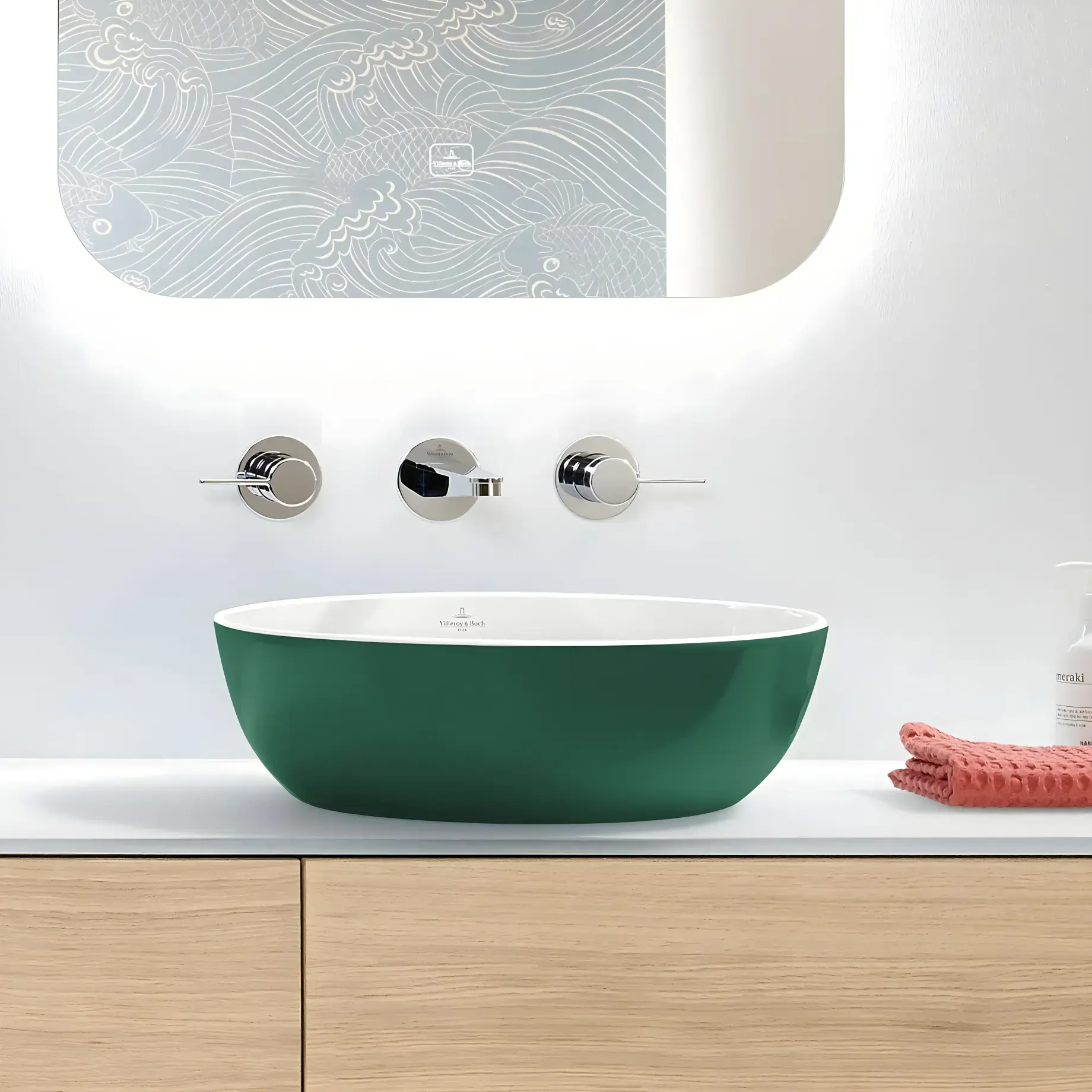 Умывальник Artis Villeroy & Boch 417943BCS7 — вид спереди