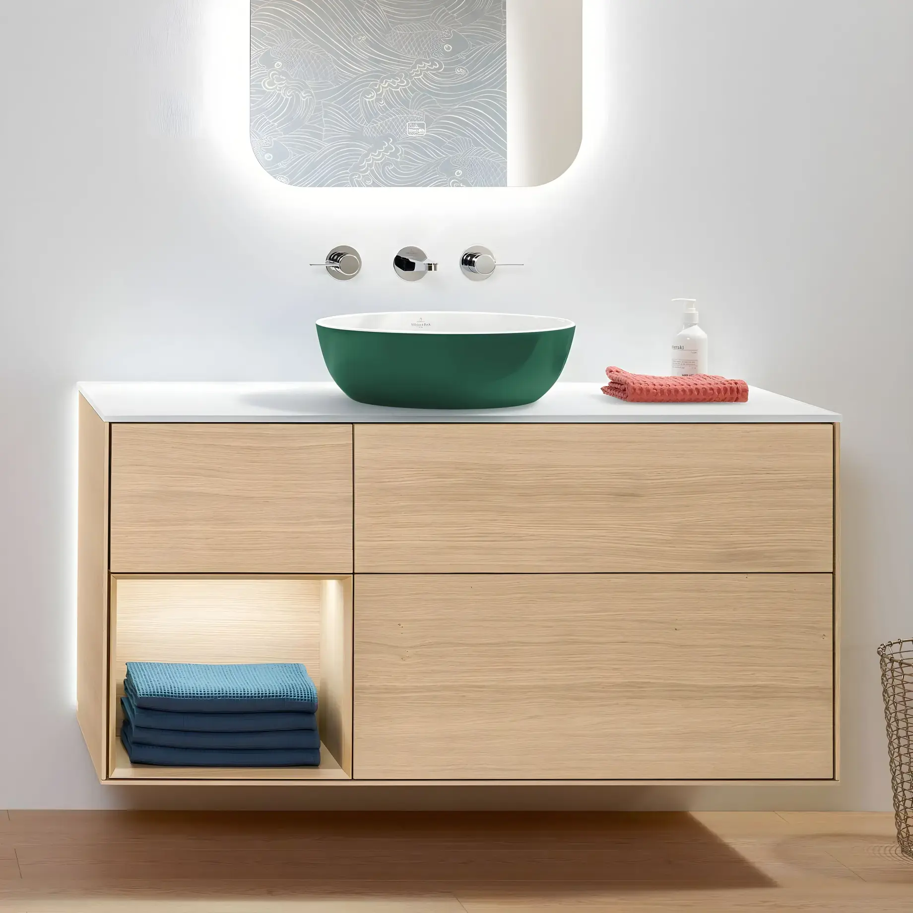 Умывальник Artis Villeroy & Boch 417943BCS7 — боковой ракурс