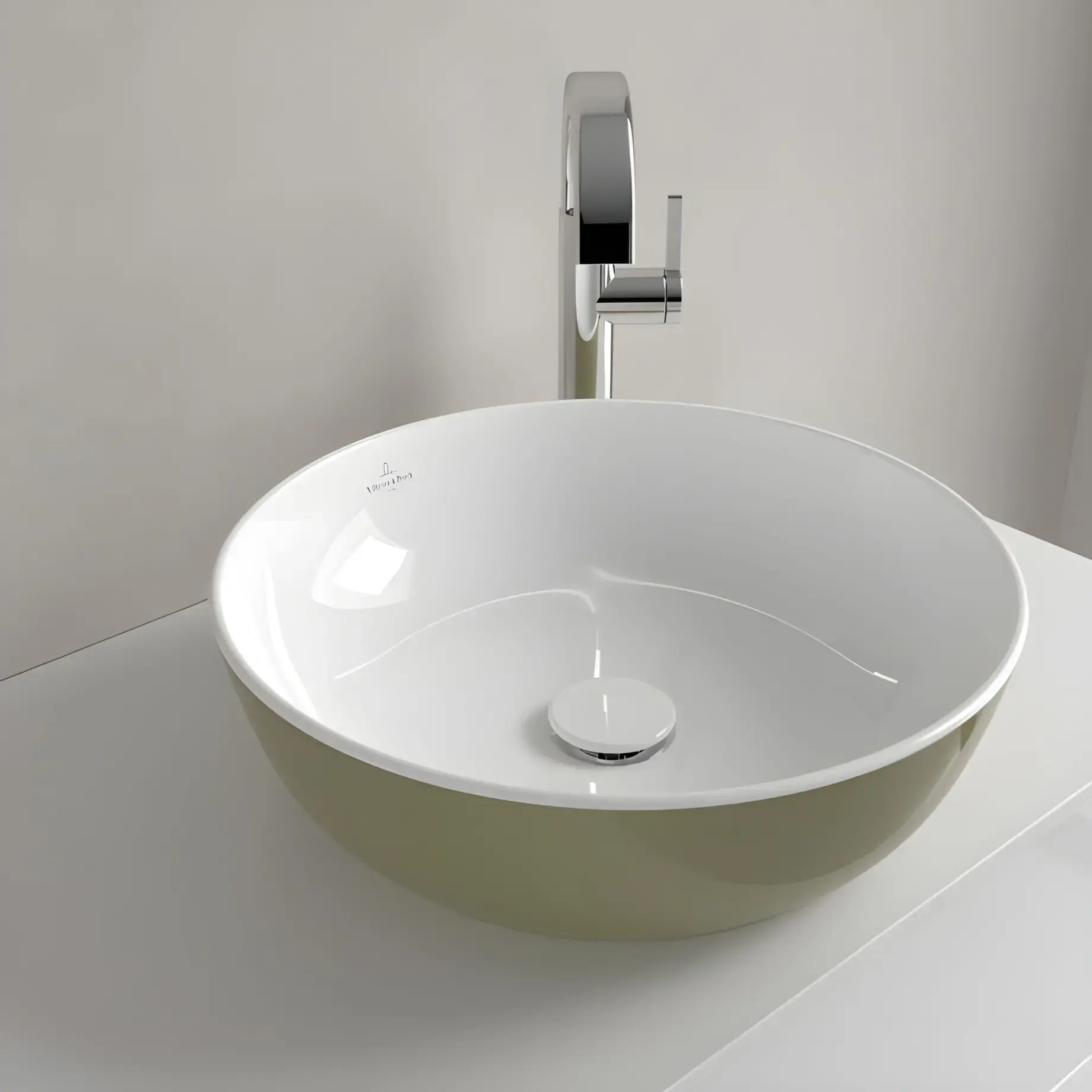 Умывальник Artis Villeroy & Boch 417943BCS8 — деталь крупным планом