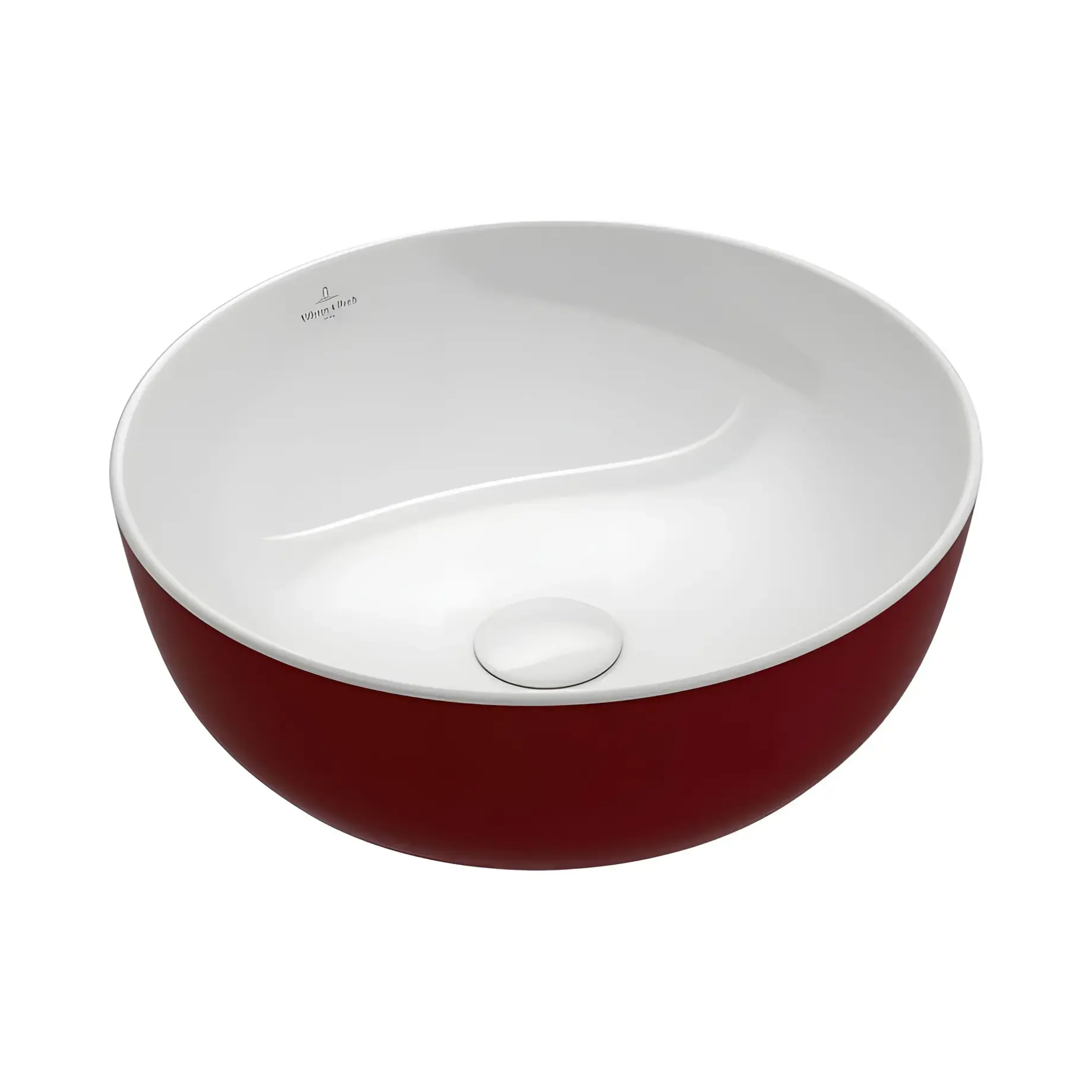 Умивальник Artis Villeroy & Boch 417943BCS9 Bordeaux 43 х 43 см — вид на білому тлі