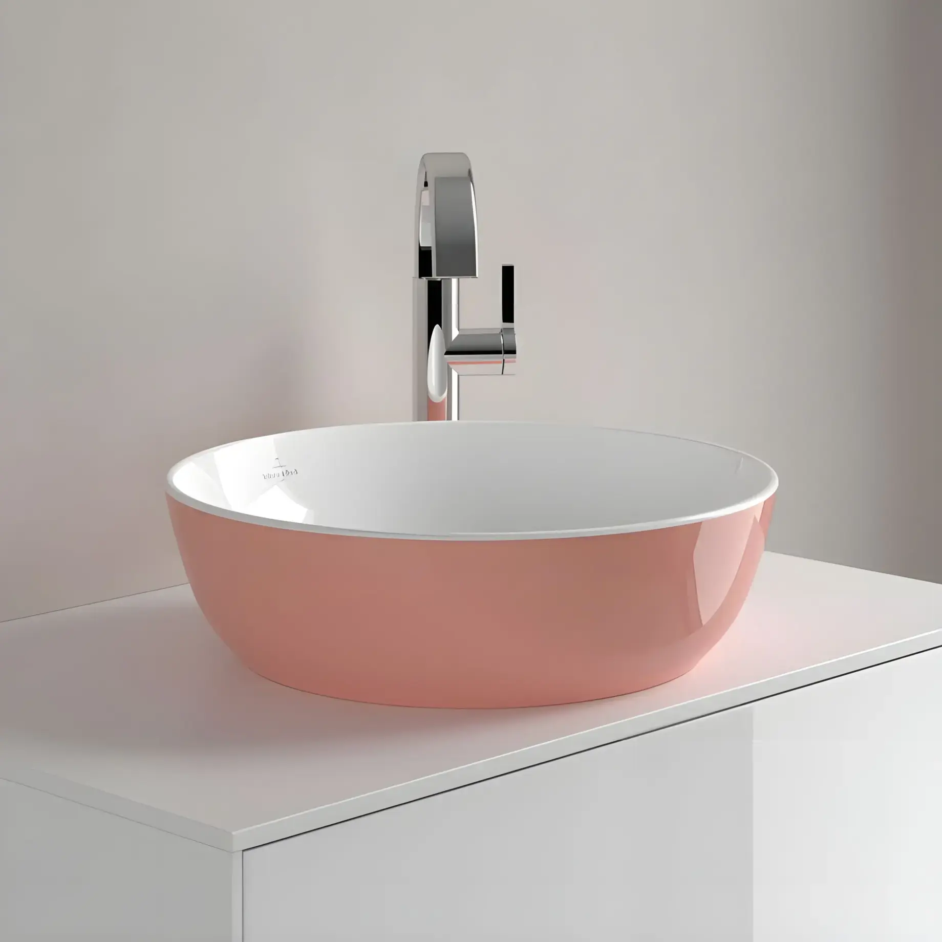 Умивальник Artis Villeroy & Boch 417943BCT0 Powder — ракурс 3/4
